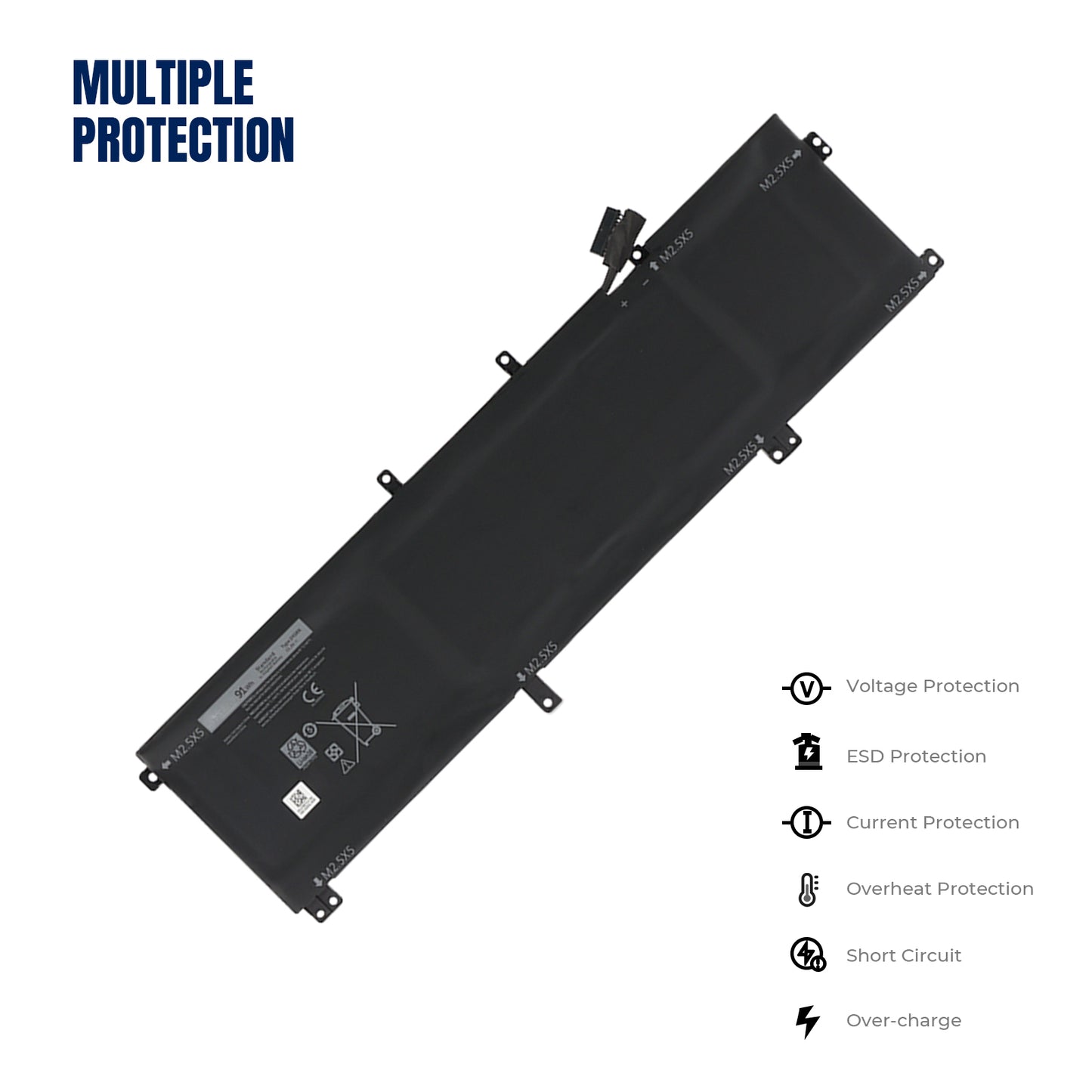 KELESY 91WH 245RR Laptop Battery for DELL XPS 15 9530 9535 Series For DELL Precision M3800 TOTRM H76MV 7D1WJ Free Tools