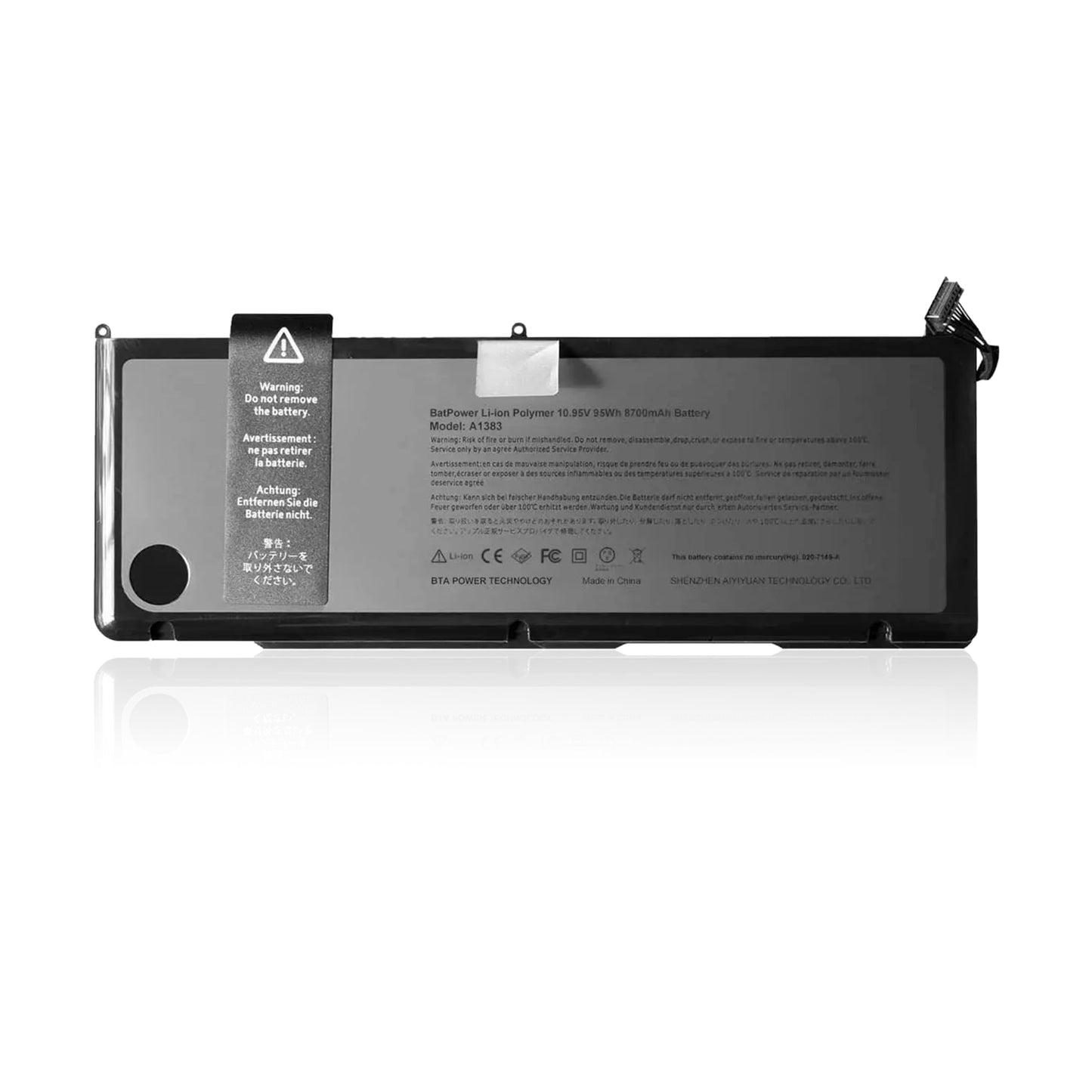 KELESY Batería A1383 de alta calidad para Apple MacBook Pro de 17 pulgadas, A1297, versión 2011, 020-7149-A10, MC725LL/A