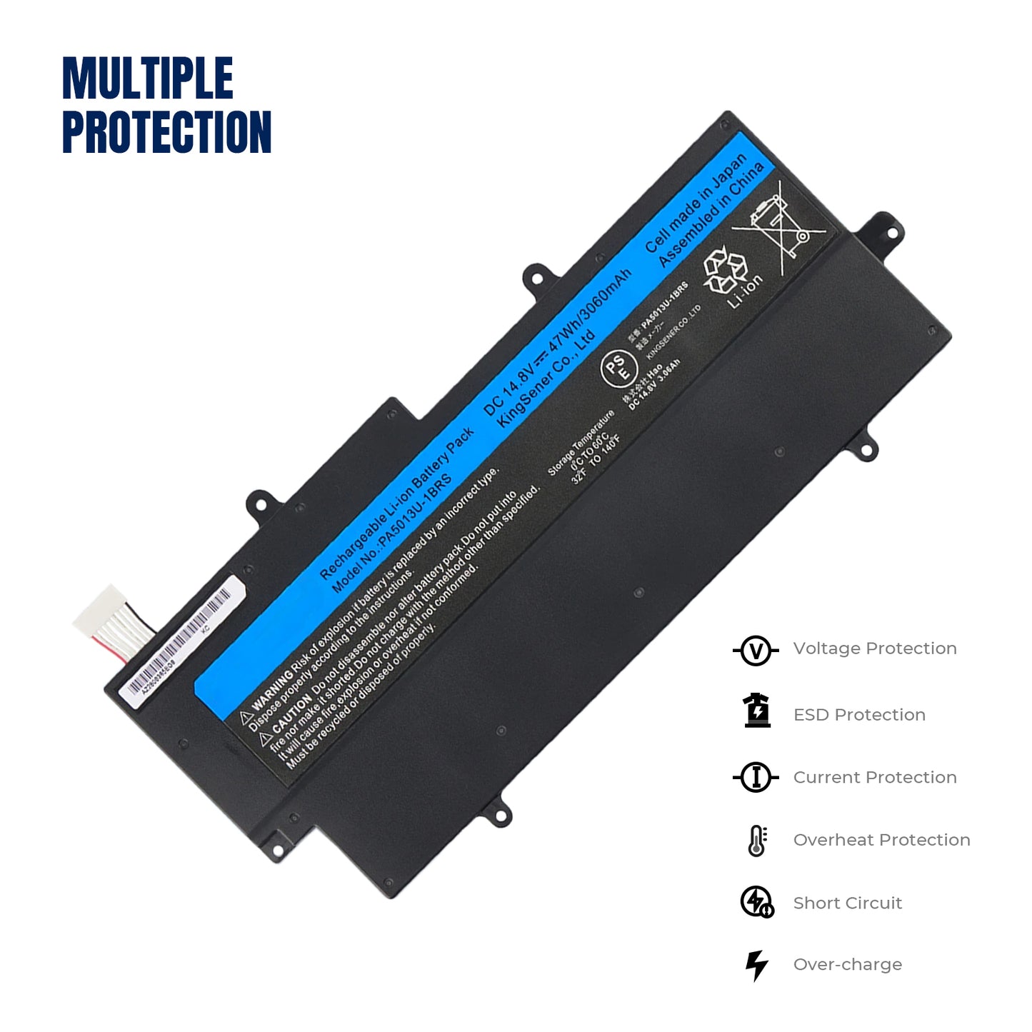 KELESY Batería de ordenador portátil PA5013U-1BRS PA5013U, herramienta gratuita para Toshiba Portege Z830, Z835, Z930, Z935