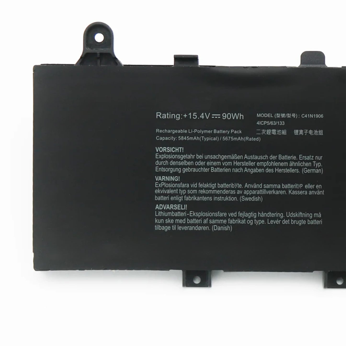 KELESY 15.4V 90Wh C41N1906 Laptop Battery For ASUS ROG Zephyrus Duo 15 GX550 GX550LWS GX550LXS GX551Q GX551QM GX551QR GX551QS