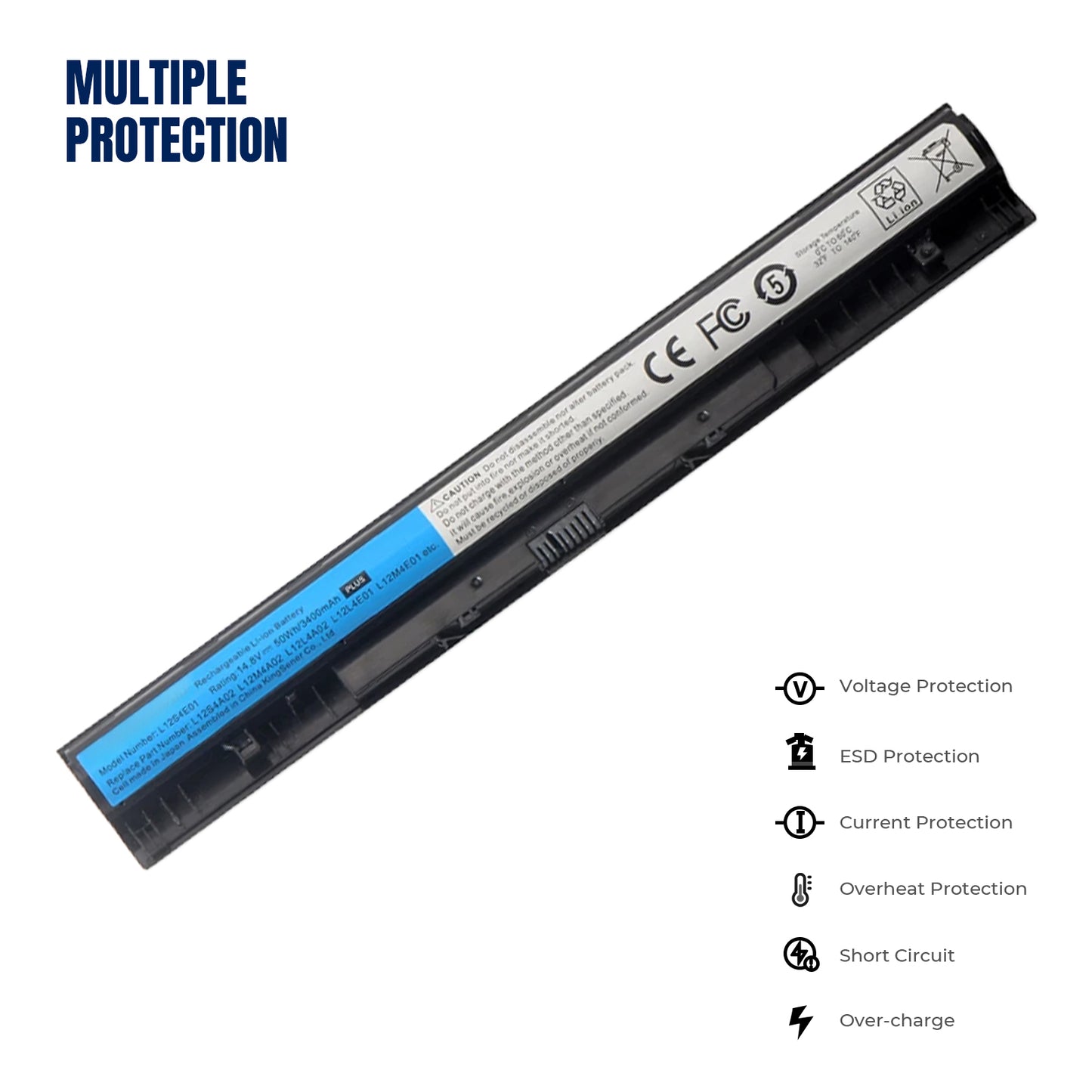 KELESY L12S4E01 l12M4E01 Battery for Lenovo G400S G410S G500 G510S G405S G505S S510P S410P Z501 Z710 L12L4A02 L12L4E01