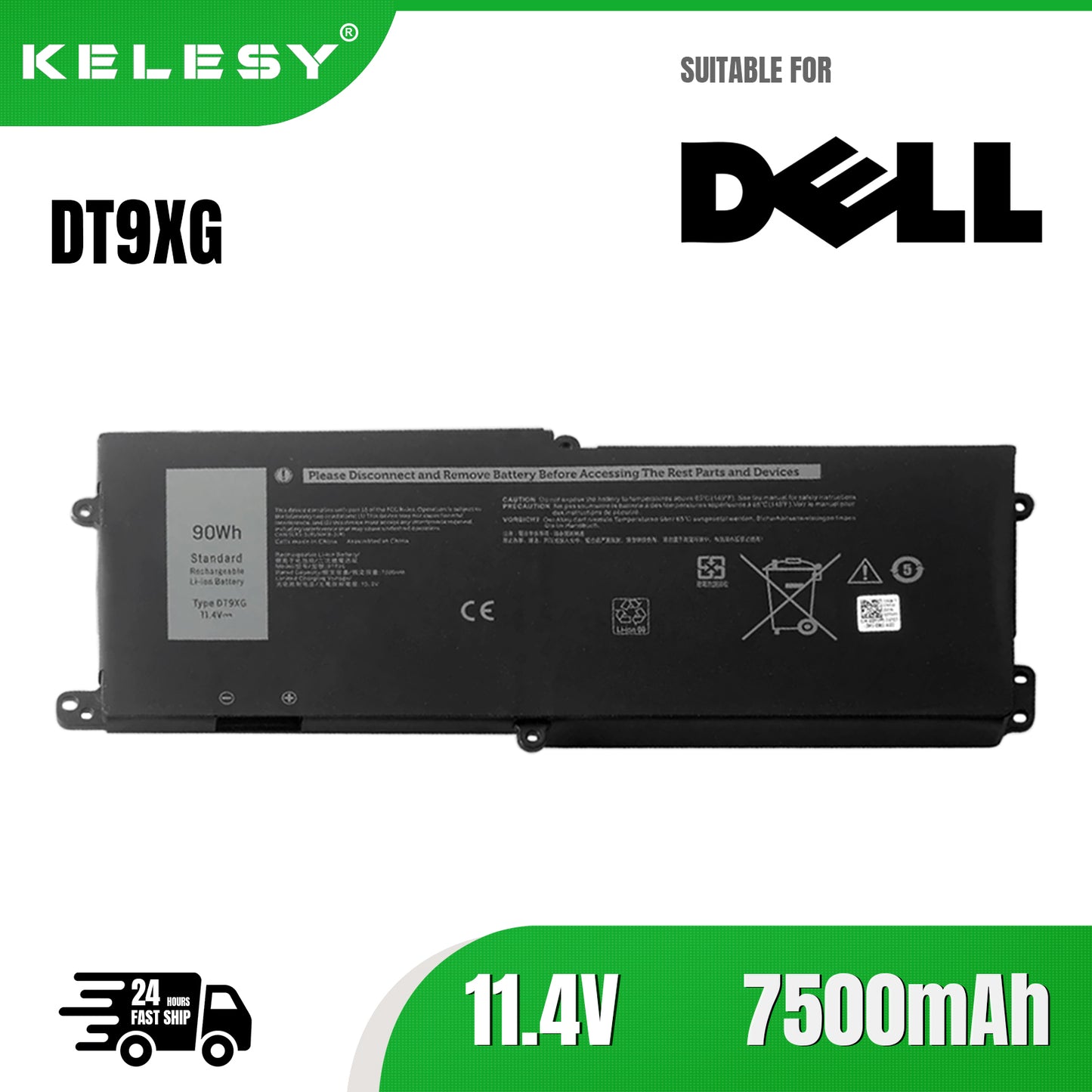 KELESY новый аккумулятор DT9XG для DELL Alienware Area-51m R1 R2 ALWA51M-1766PB D1748DW D1746B D1766B D1741DB D1969PW P38E 0KJYFY
