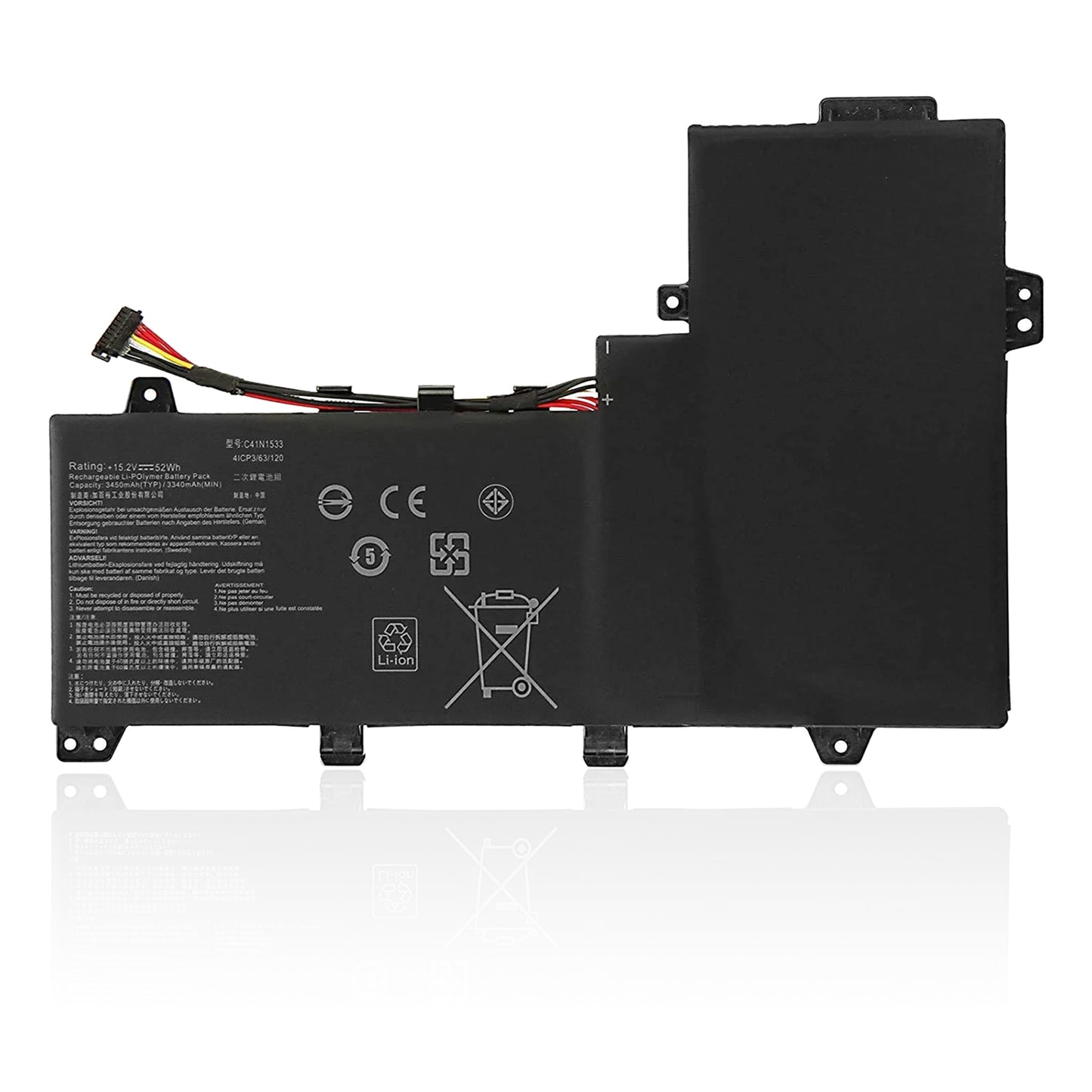 KELESY C41N1533 Laptop Battery For ASUS Zenbook Flip Q524U Q534U Q534UX UX560UQ UX560UX Series 0B200-02010300 15.2V 52WH