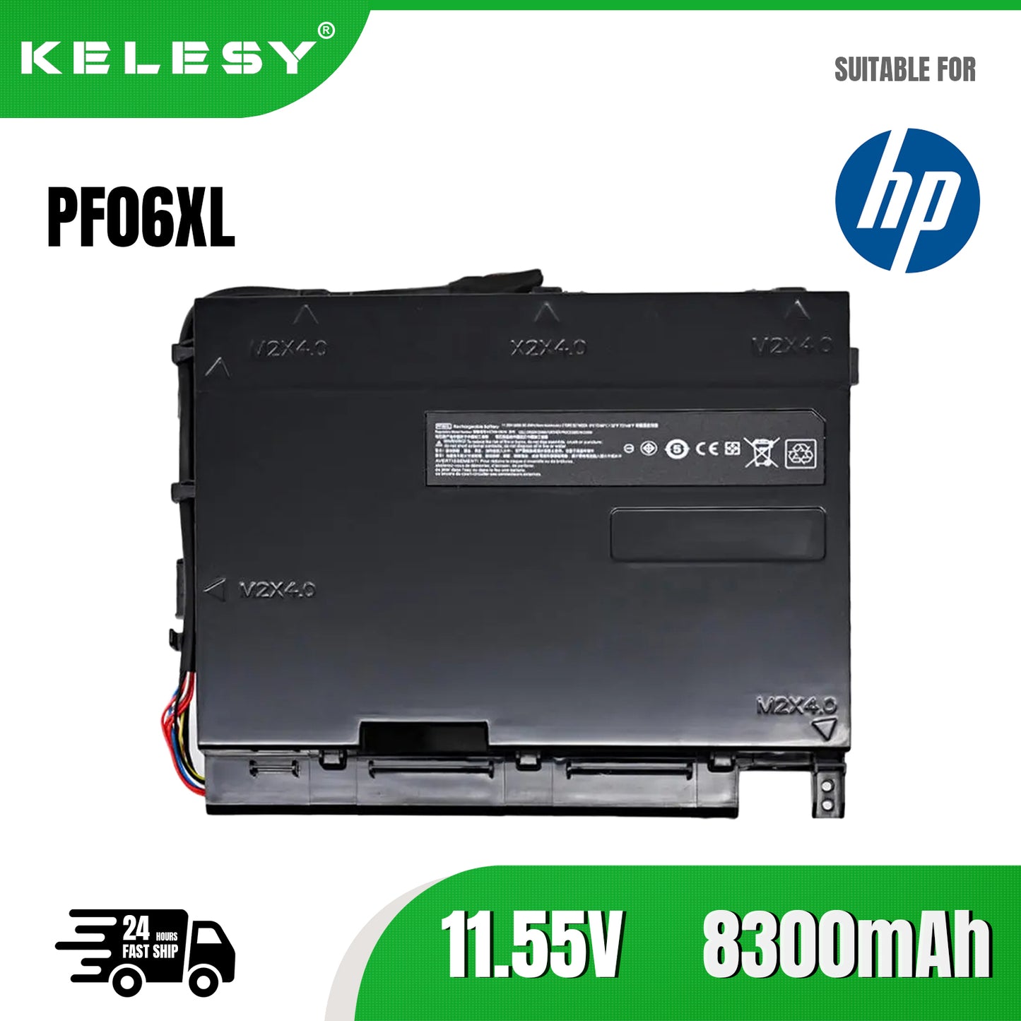 KELESY PF06XL Laptop Battery For HP Omen 17-W110NG 17-W202NO W238TX W232NF W213NF W101UR W117TX HSTNN-DB7M 852801-2C1 853294-850