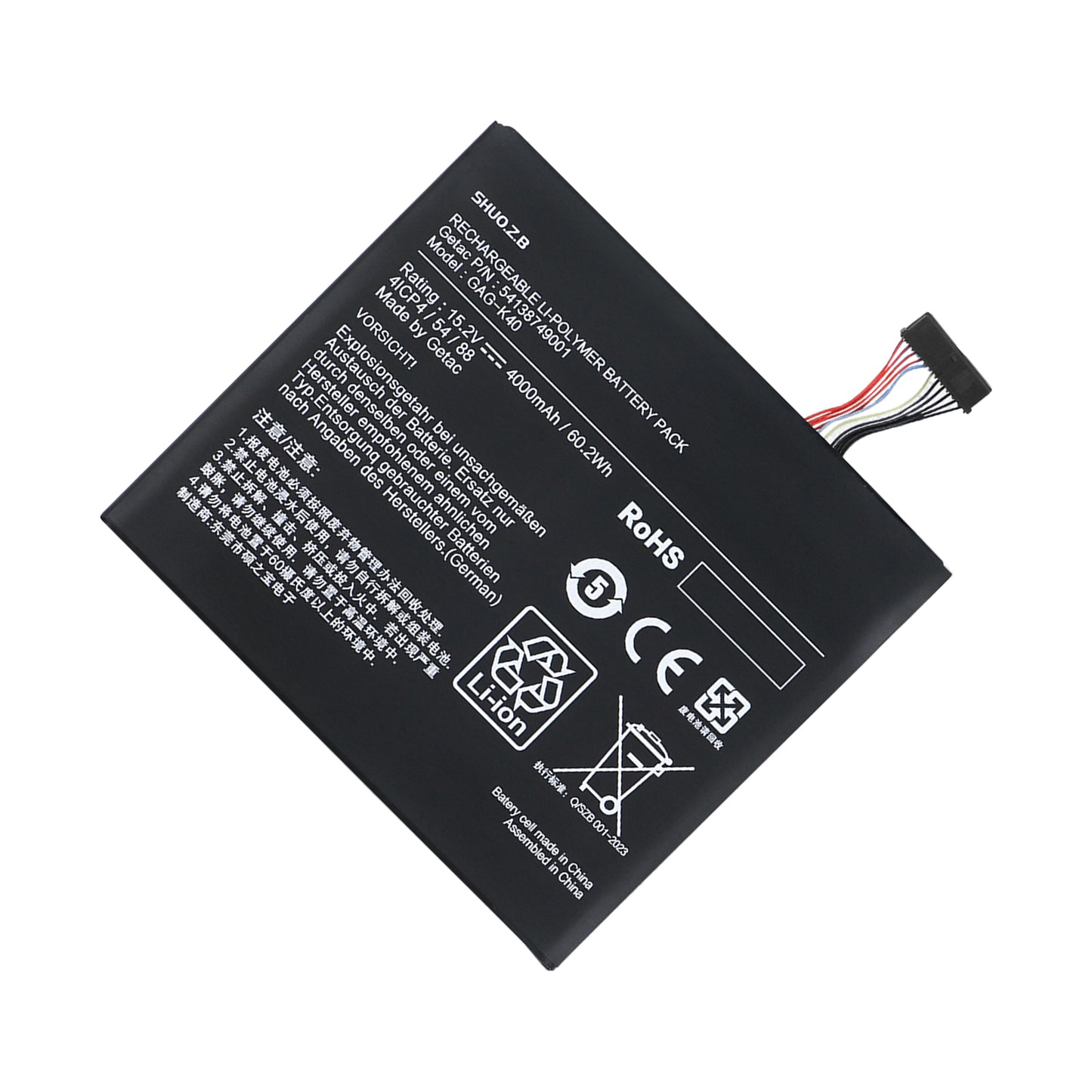 KELESY GAG-K40 541387490001 Battery For Gigabyte G-Style Sereis 27S00-GK400-G20S 4ICP4/54/88 15.2V 4000mAh/60.8Wh