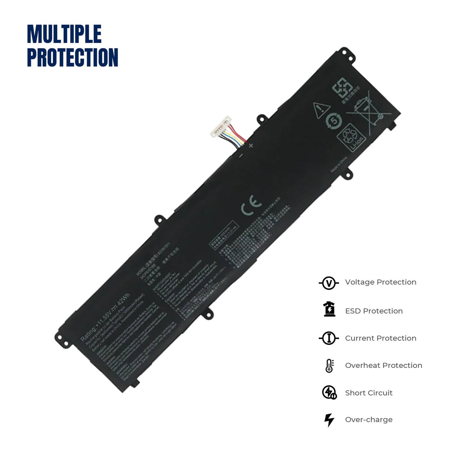 KELESY B31N1911 Batterie Für ASUS VivoBook Flip 14 TM420IA TP470EA M413DA M413DA-EK162T M413DA-EK007T X421DA X421EA C31N1911