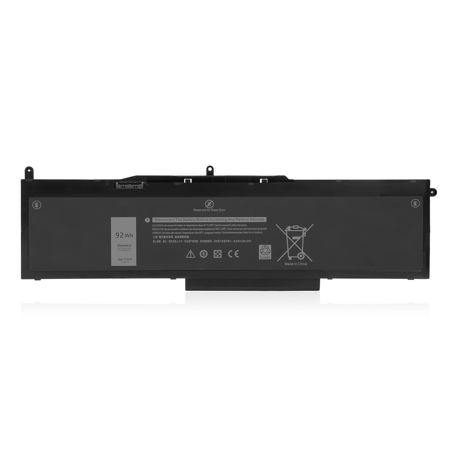 KELESY VG93N 11.4V 92WH Laptop Battery For Dell Precision 15 3520 3530 M3520 M3530 Latitude 5580 5590 5591 WFWKK 0WFWKK NY5PG