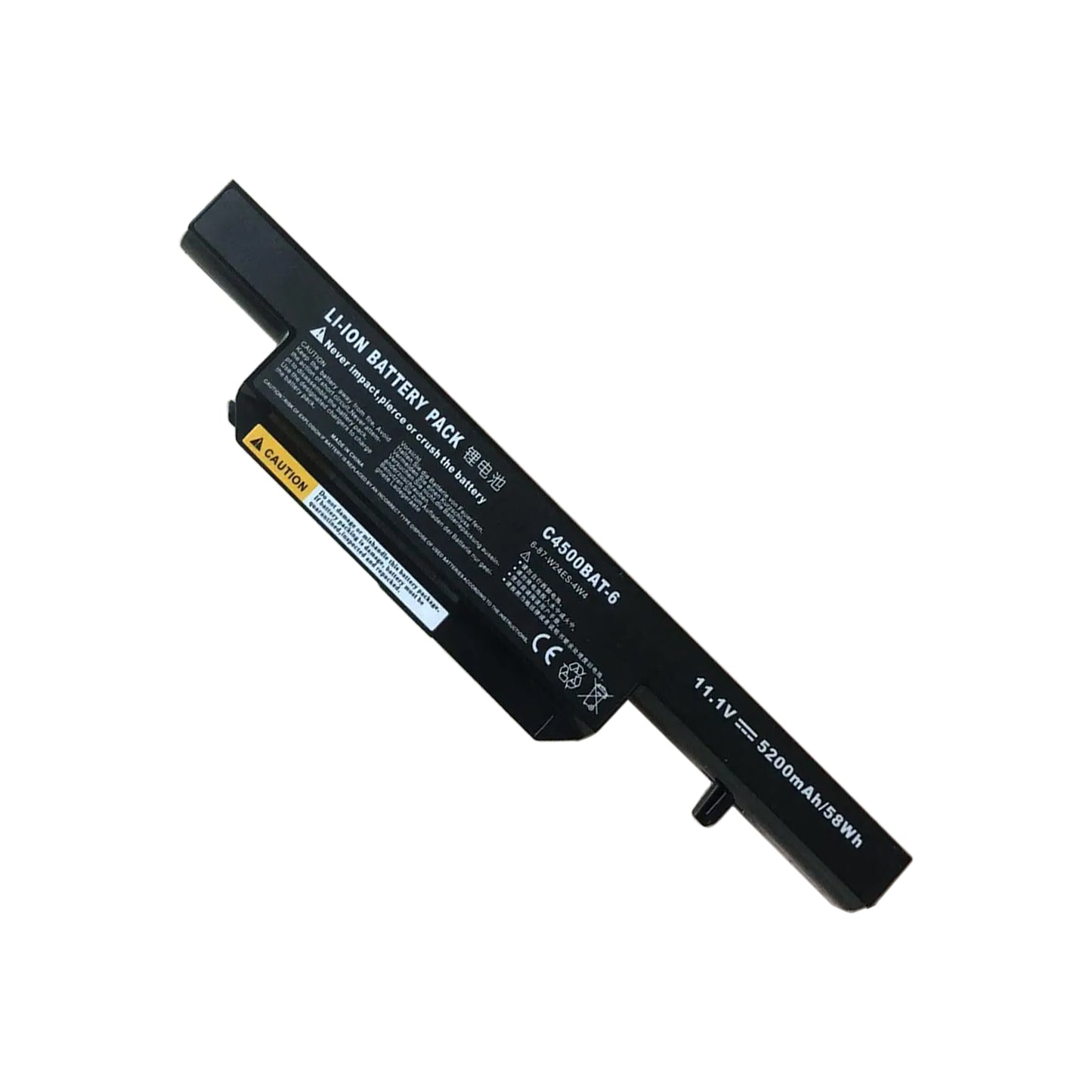 KELESY Batería de ordenador portátil para Clevo C4500BAT-6, C4500BAT 6, C4500BAT6, B4100M, B4105, B5100M, B5130M, B7110, C4100