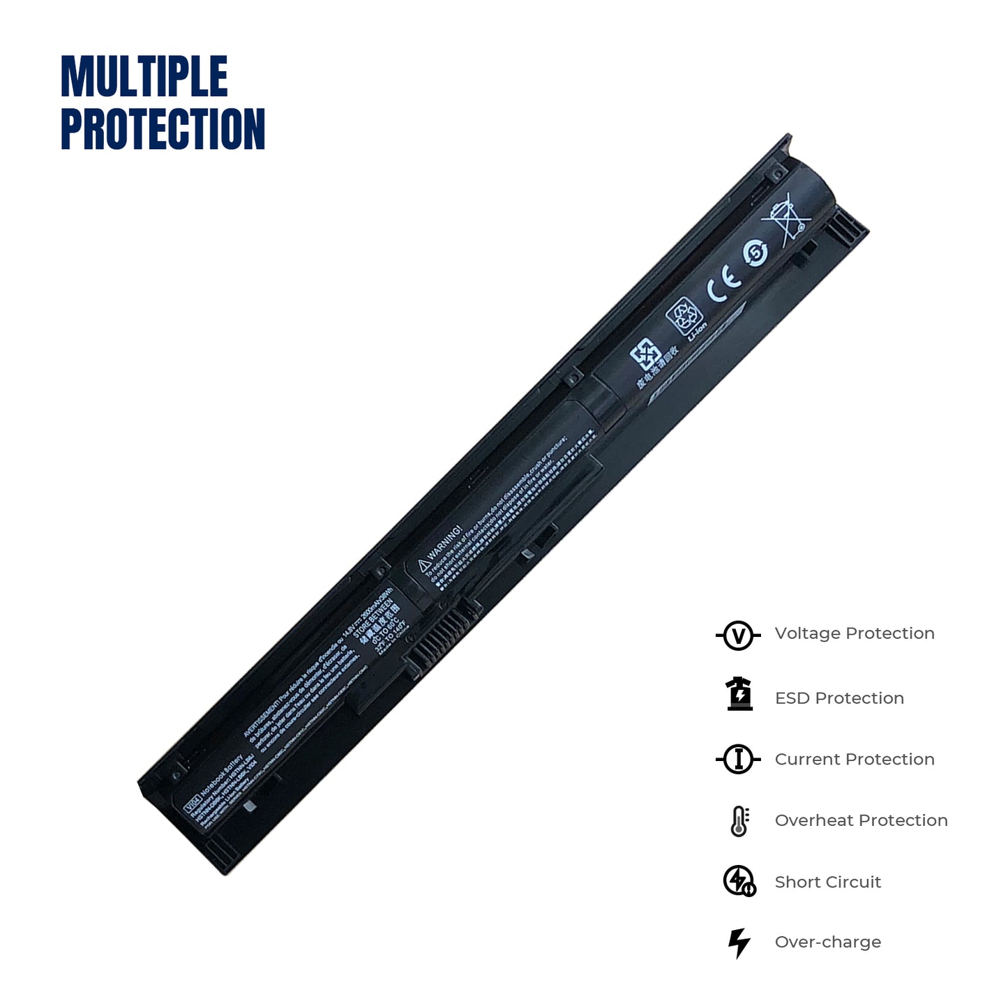 KELESY Laptop Battery for HP VI04 HSTNN-DB6J HSTNN-LB6K HSTNN-DB6I HSTNN-DB6K HSTNN-DB6I TPN-Q139 TPN-Q140 TPN-Q141 TPN-Q142