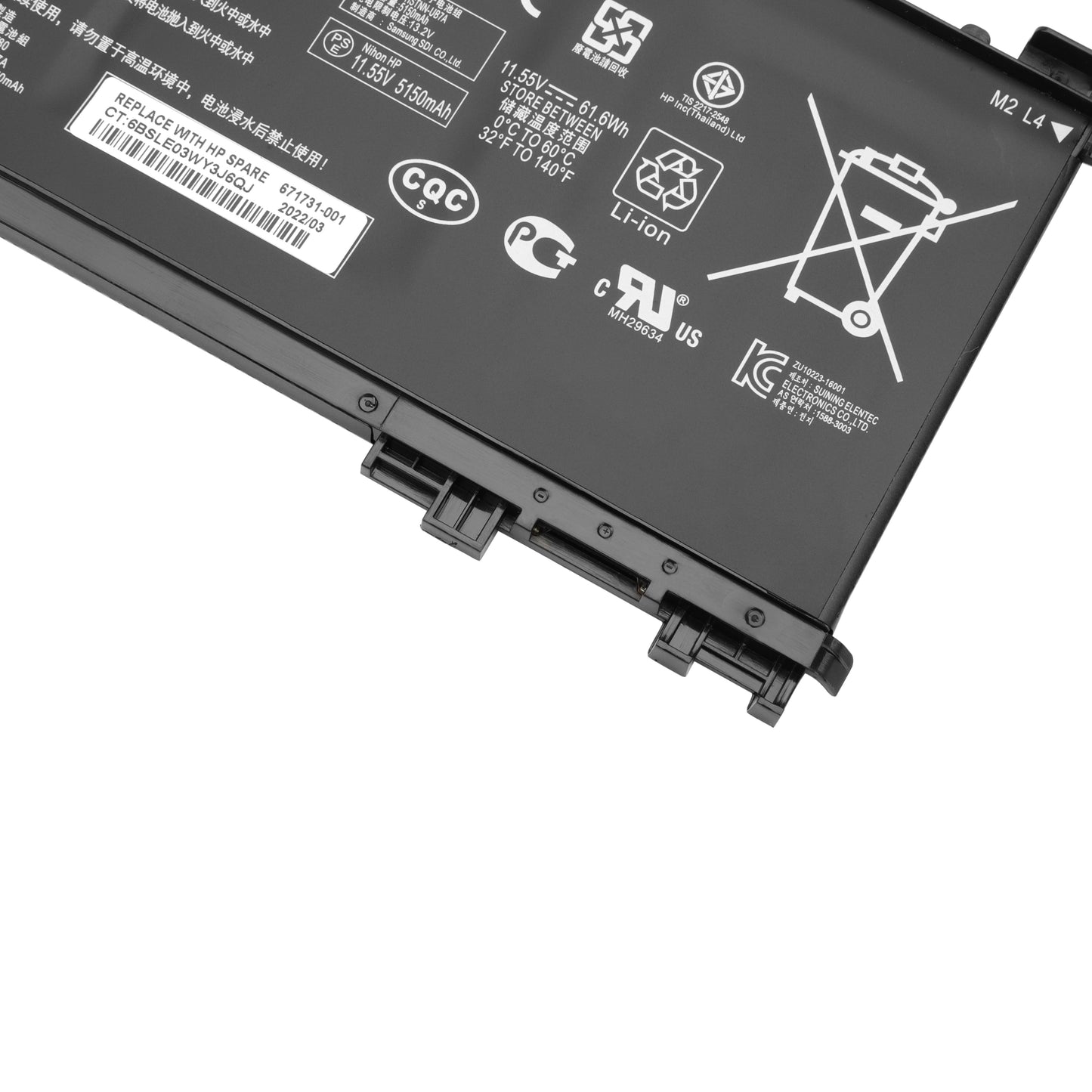 KELESY New TE03XL Battery For HP OMEN 15-bc011TX 15-bc012TX 15-bc013TX 15-AX015TX AX017TX TPN-Q173 HSTNN-UB7A 849910-850