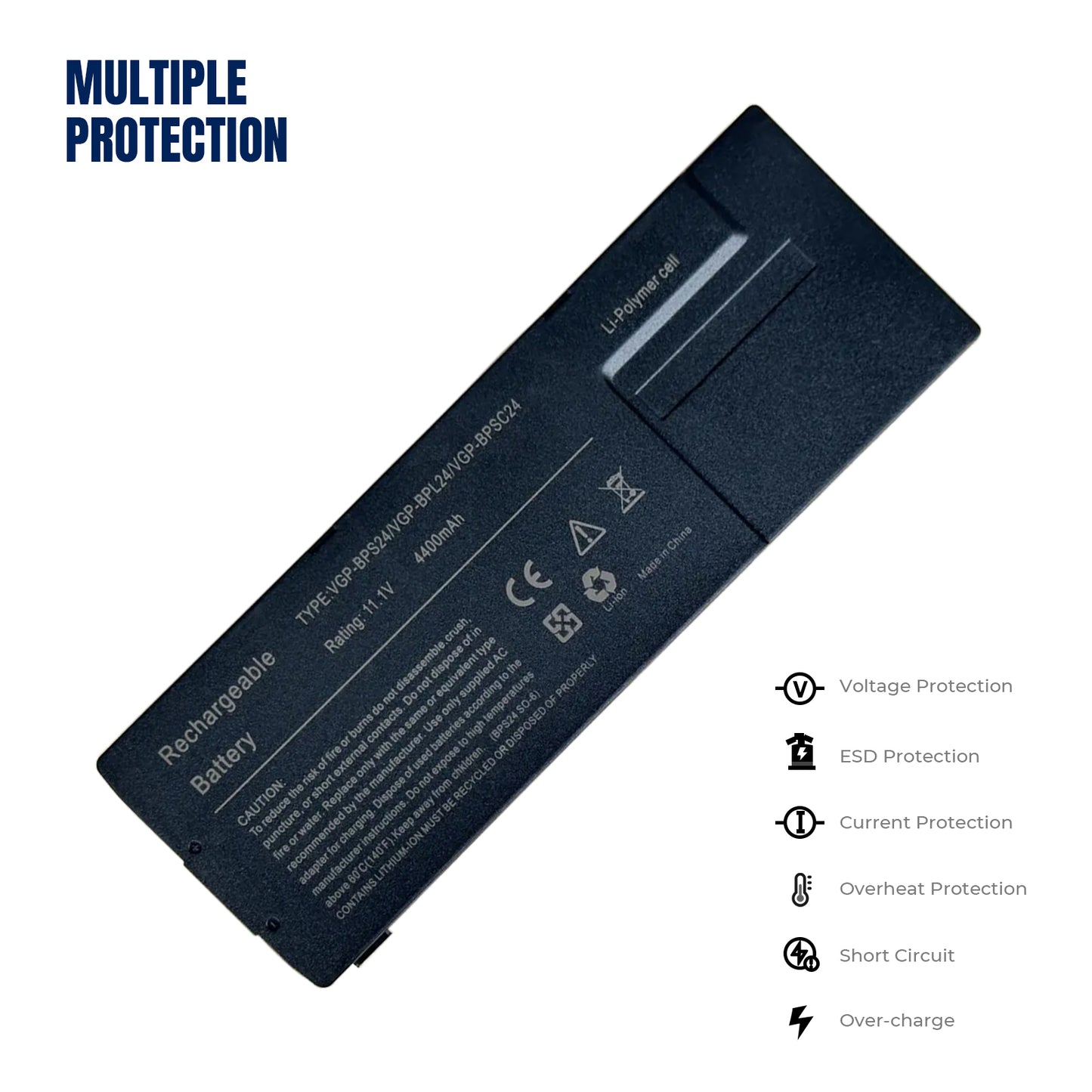 KELESY VGP-BPS24 de batería para ordenador portátil, para Sony VAIO SVS13 SVS13115 SVS13117 SVS13118 SVS13119 SVS13123 SVS13125