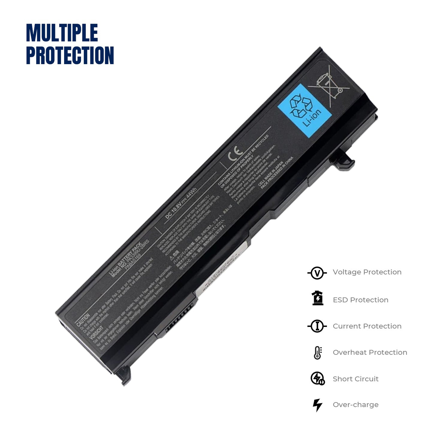 KELESY Batería de PA3399U-2BRS para Toshiba Satellite, A80, A100, M40, M45, M50, M55, M100, M115, PA3399U, PA3399U-1BAS, PA3399U