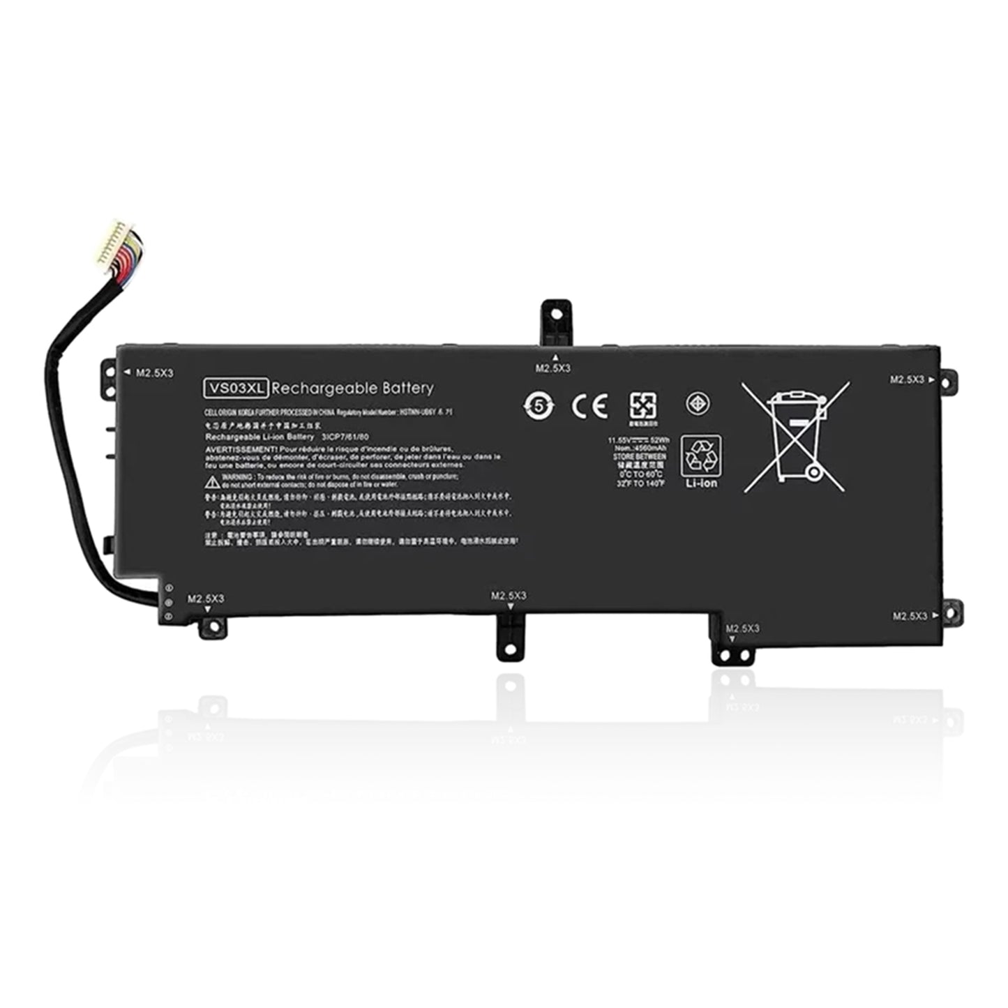 KELESY VS03XL TPN-I125 HSTNN-UB6Y Laptop Battery For HP Envy 15-AS000NIA AS020TU AS165NZ AS111TU AS104NA 849047-541 849313-850