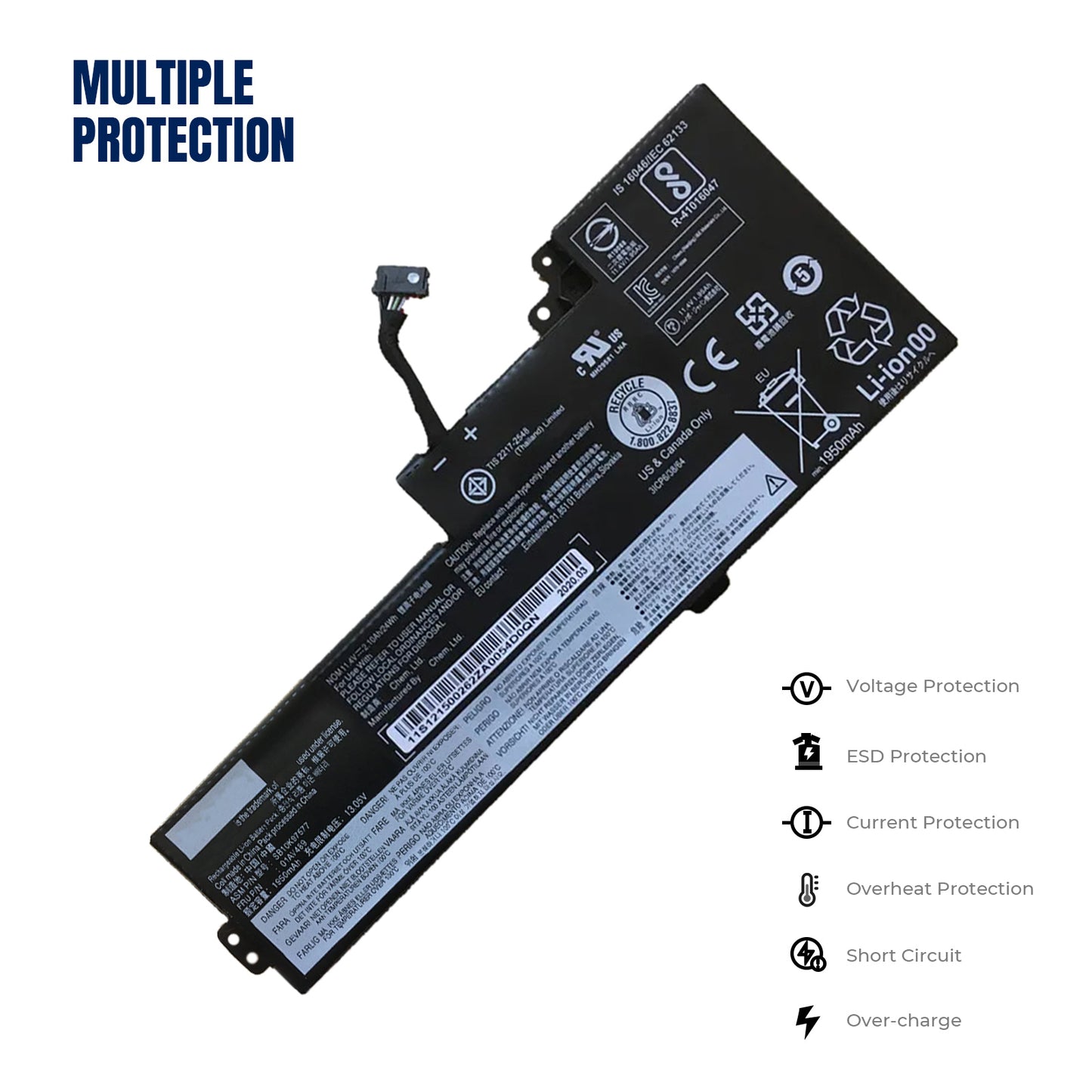 KELESY 01AV489 T470 T480 batería del ordenador portátil para Lenovo ThinkPad A475 A485 TP25 serie 01AV421 01AV420 SB10K97578