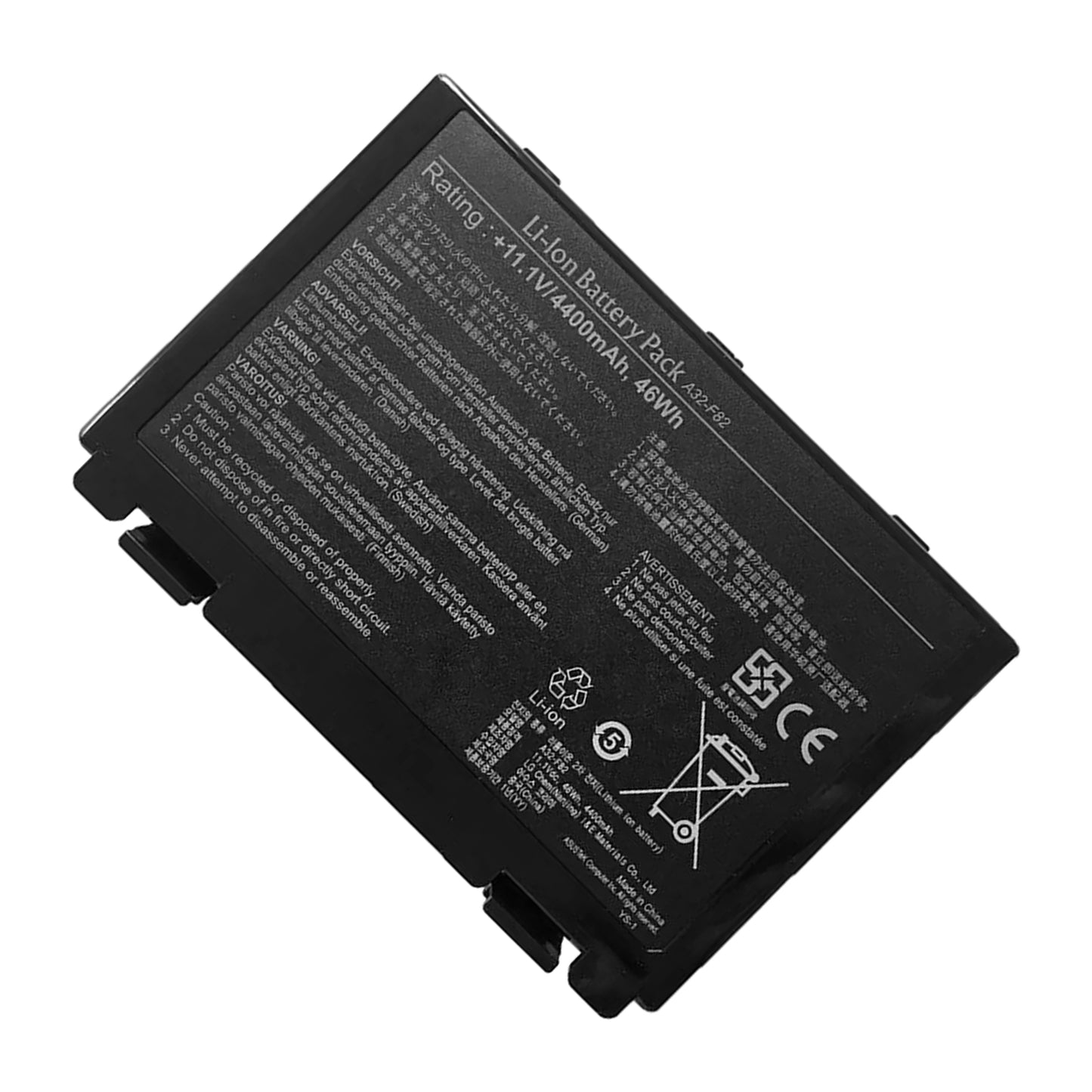 Аккумулятор KELESY для ноутбука Asus A32 F52 A32-F82 P50 P81 K70 X65 X70 X5D 52 K50 K51 K60 K6C11 4400 мАч 11,1 В