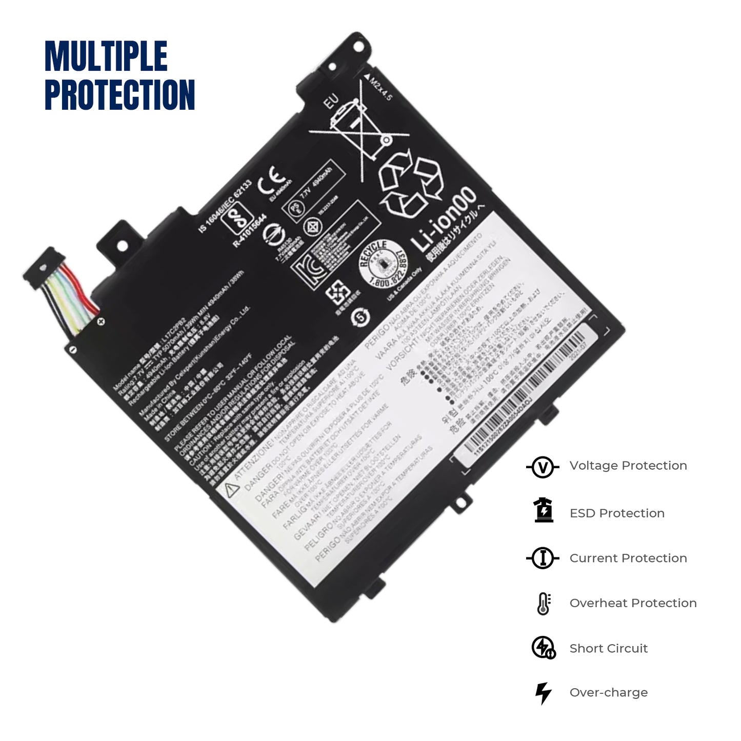 KELESY L17M2PB2 laptop battery for Lenovo battery V330 14ikk 14R V130 14igm 14ikk l17l2pb1 l17l2pb2 l17m2pb1 l17c2pb2 E43-80