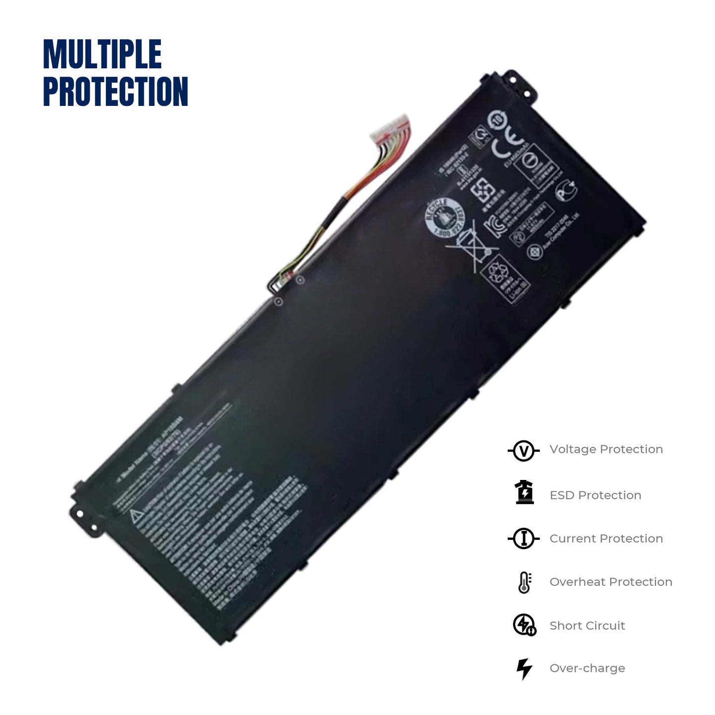 KELESY batería AP19B8M para ordenador portátil, accesorio para Acer Swift 3 SF314-59 series Acer TravelMate P4 TMP414-51 Series