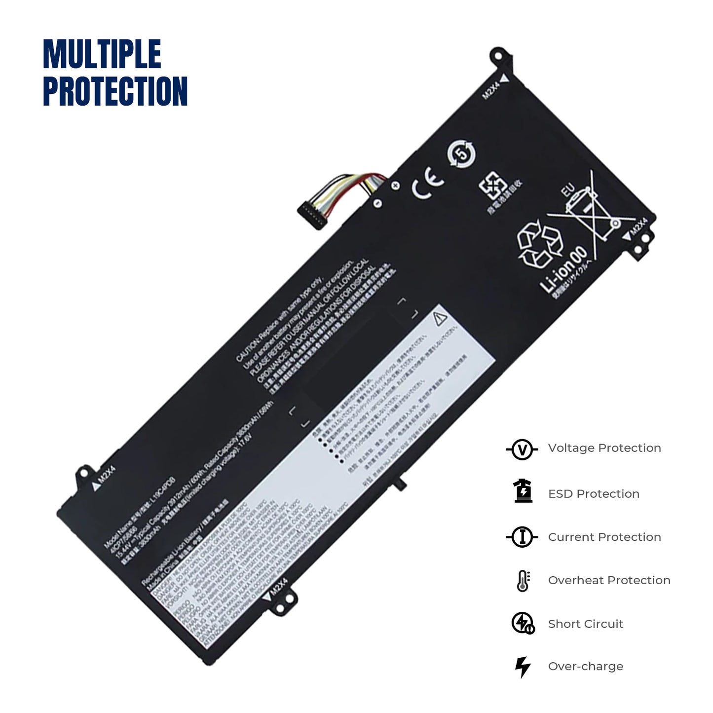 KELESY L19C4PDB Laptop Battery For Lenovo ThinkBook 14s Yoga ITL,ThinkBook 14 15 G2 G3 ITL ARE ACL Sereis 15.44v 3912mAh