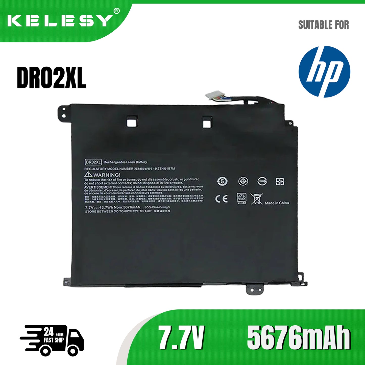 KELESY DR02XL Battery For HP Chromebook 11 G5 X9U05UT P0B77UT P0B78UT T9H49AV W3Z76AV V020WM V010WM V000NQ V002DX TPN-W123