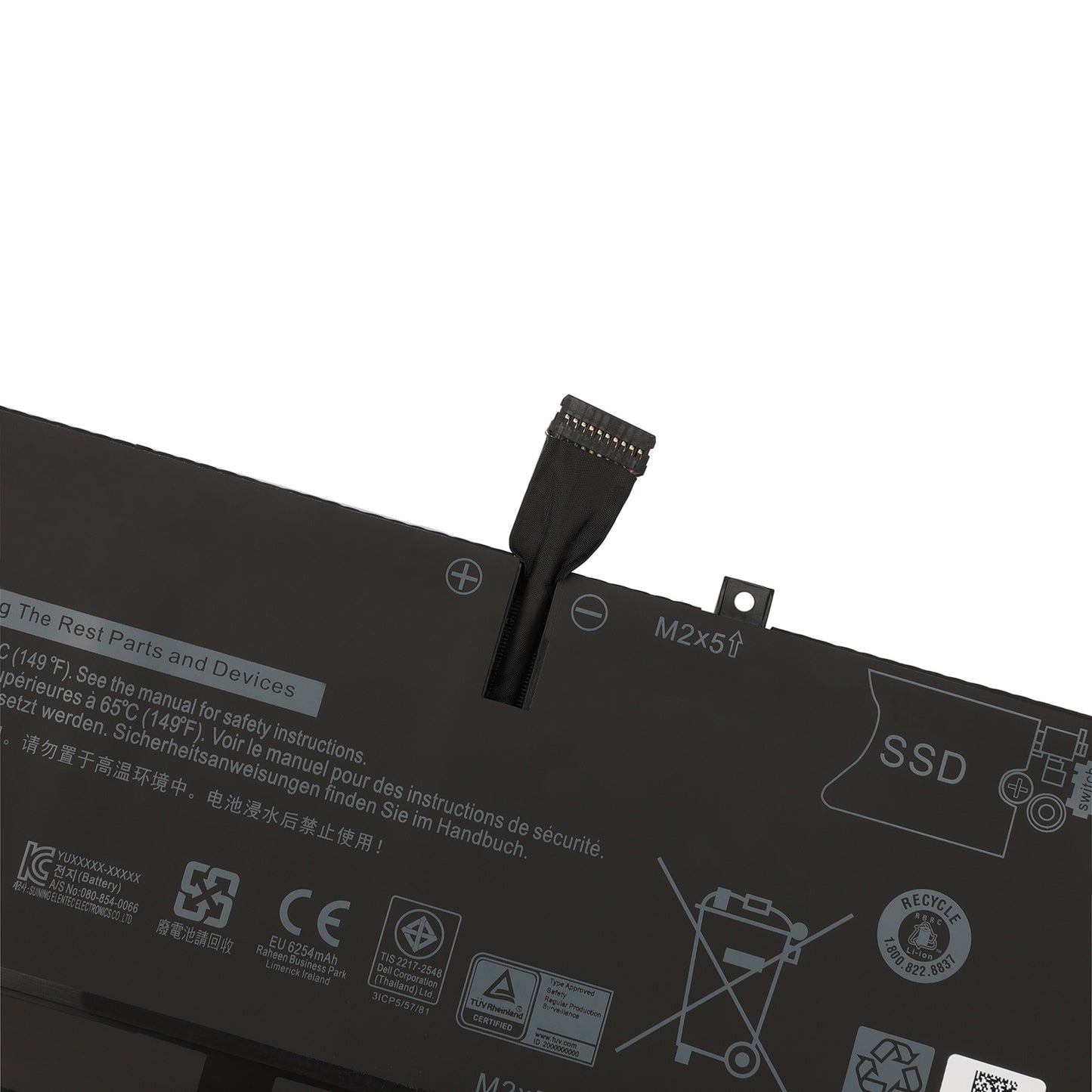 KELESY 8N0T7 Laptop Battery for Dell XPS 15 9575 2-in-1 Precision 5530 2-in-1 Mobile Workstation 15-9575-D2801TS D1805TS D2