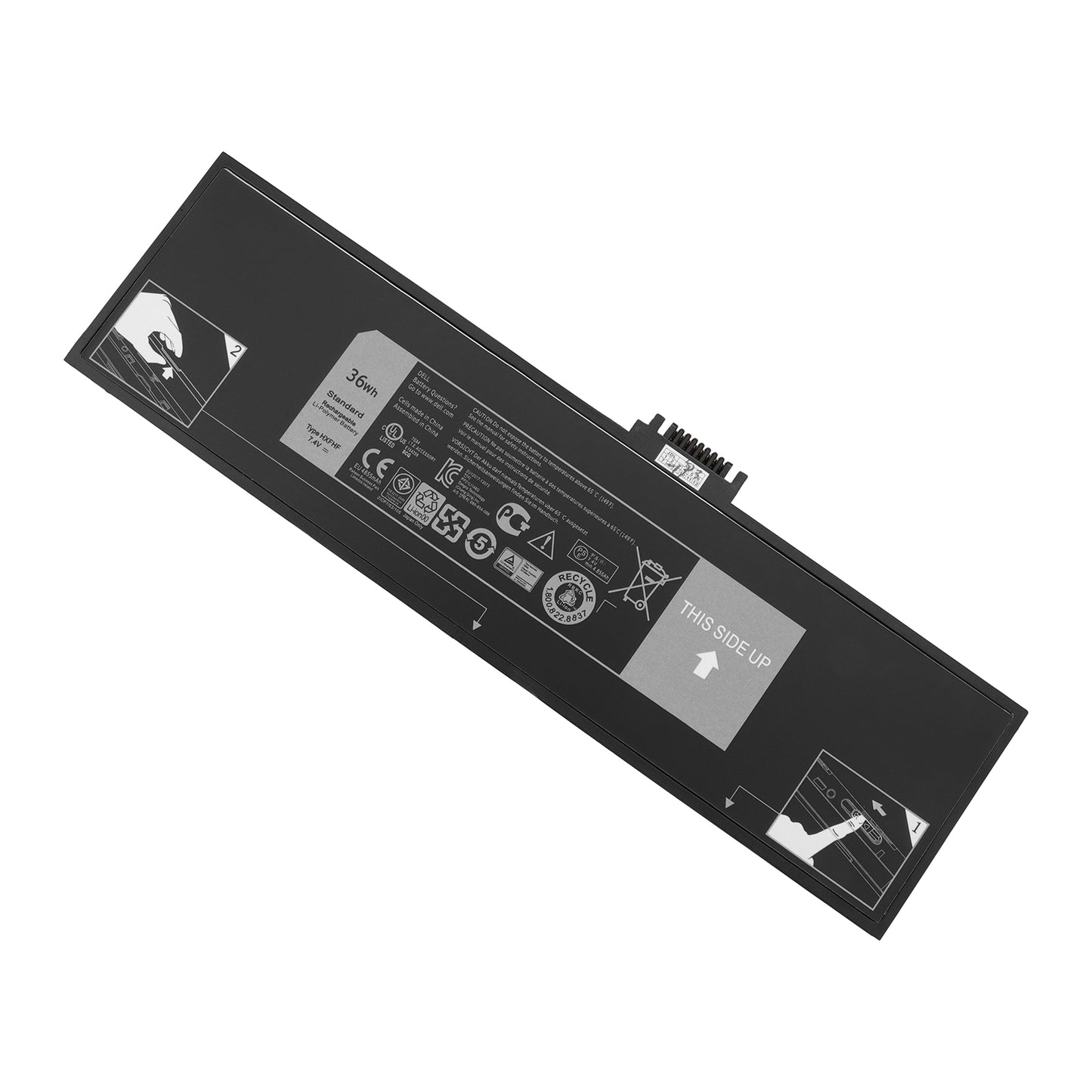 KELESY New Laptop Battery HXFHF 7.4V 36Wh For DELL Venue 11 Pro (7130) 11 Pro (7139) 11 Pro 7310 Series Notebook VT29R VJF0X