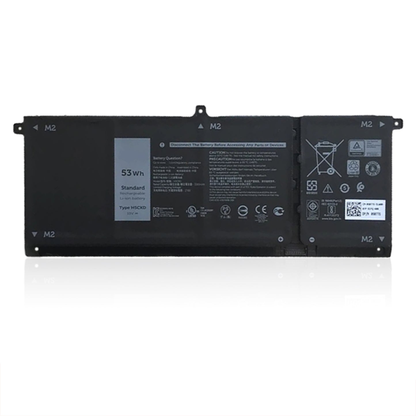 KELESY H5CKD Laptop Battery For Dell Latitude 3410 3510 Inspiron 5300 5401 5400 2-in-1 Vostro 14 5402 5501 5502 P129G JK6Y6
