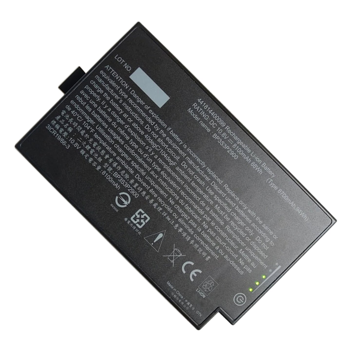 KELESY Batería de ordenador portátil BP3S3P2900, Original, 10,8 V, 88Wh, para Getac B300, B300X, serie BP3S3P2900(P)