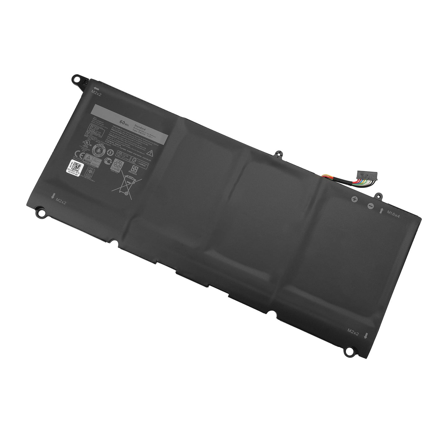 KELESY PW23Y Replacement Laptop Battery for DELL XPS 13 9360 Series RNP72 TP1GT P54G 7.6V 60WH Free Tools