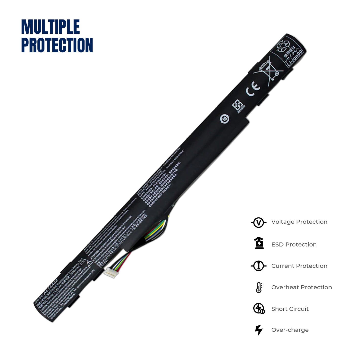 KELESY New AL15A32 Laptop Battery For Acer Aspire E5-422G 472 E5-473 E5-473G E5-522 522G E5-532 E5-532T E5-573G E5-553G V3-574G