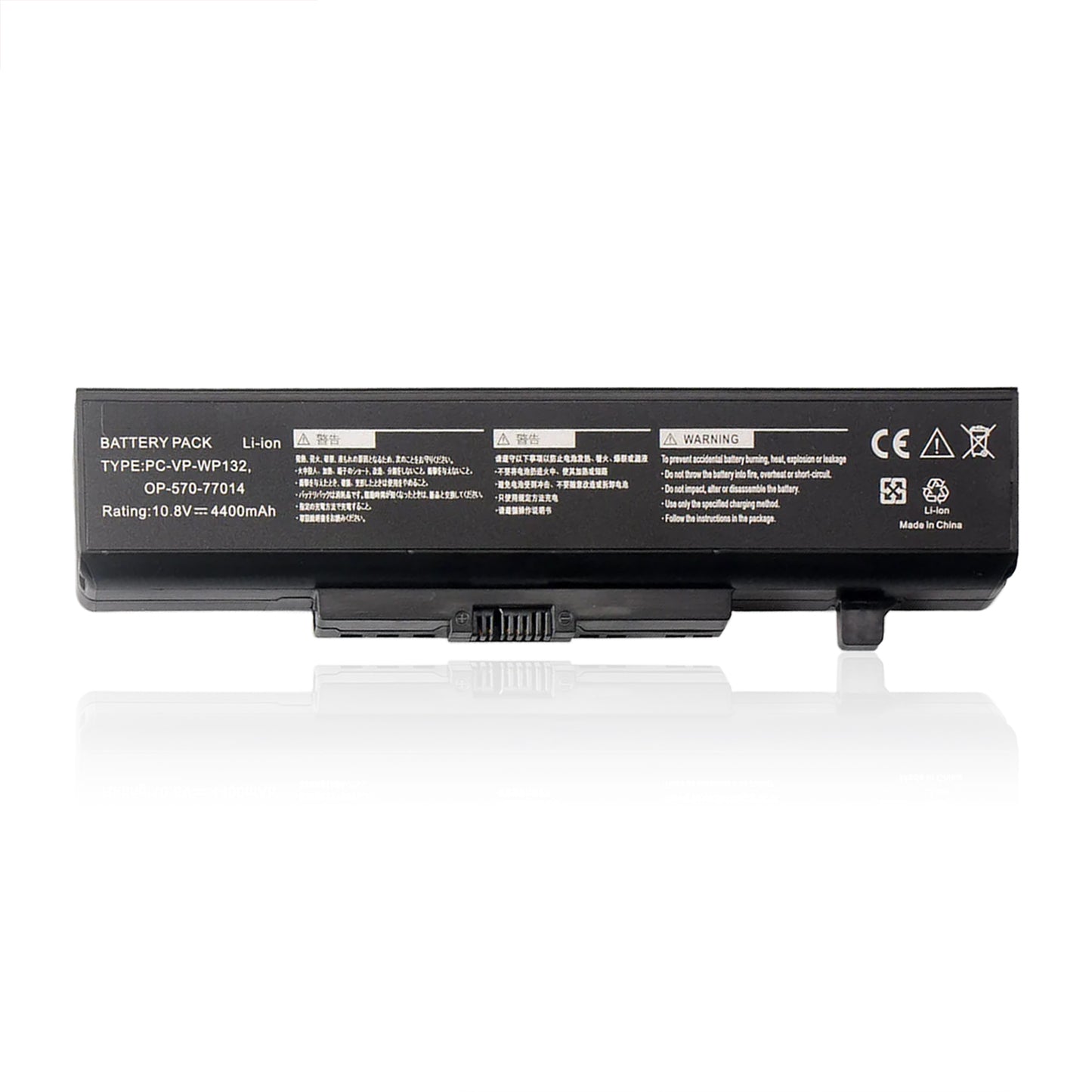 KELESY Batería de ordenador portátil de 10,8 V, 4400mAh, PC-VP-WP132 para NEC PC-VP-WP132/F/H VK18E/F LE150/L/R serie LE150/M/J