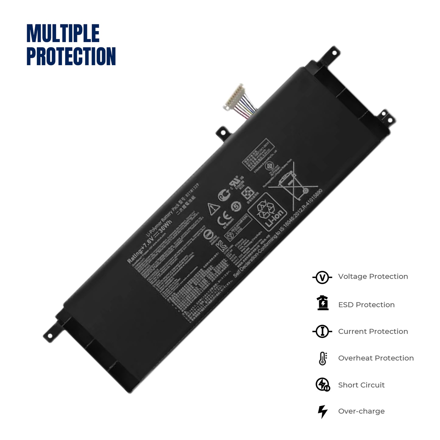 KELESY NEW B21N1329 Laptop Battery For ASUS D553M F453 F453MA F553M P553 P553MA X453 X453MA X553 X553M X553B X553MA X403M X503M