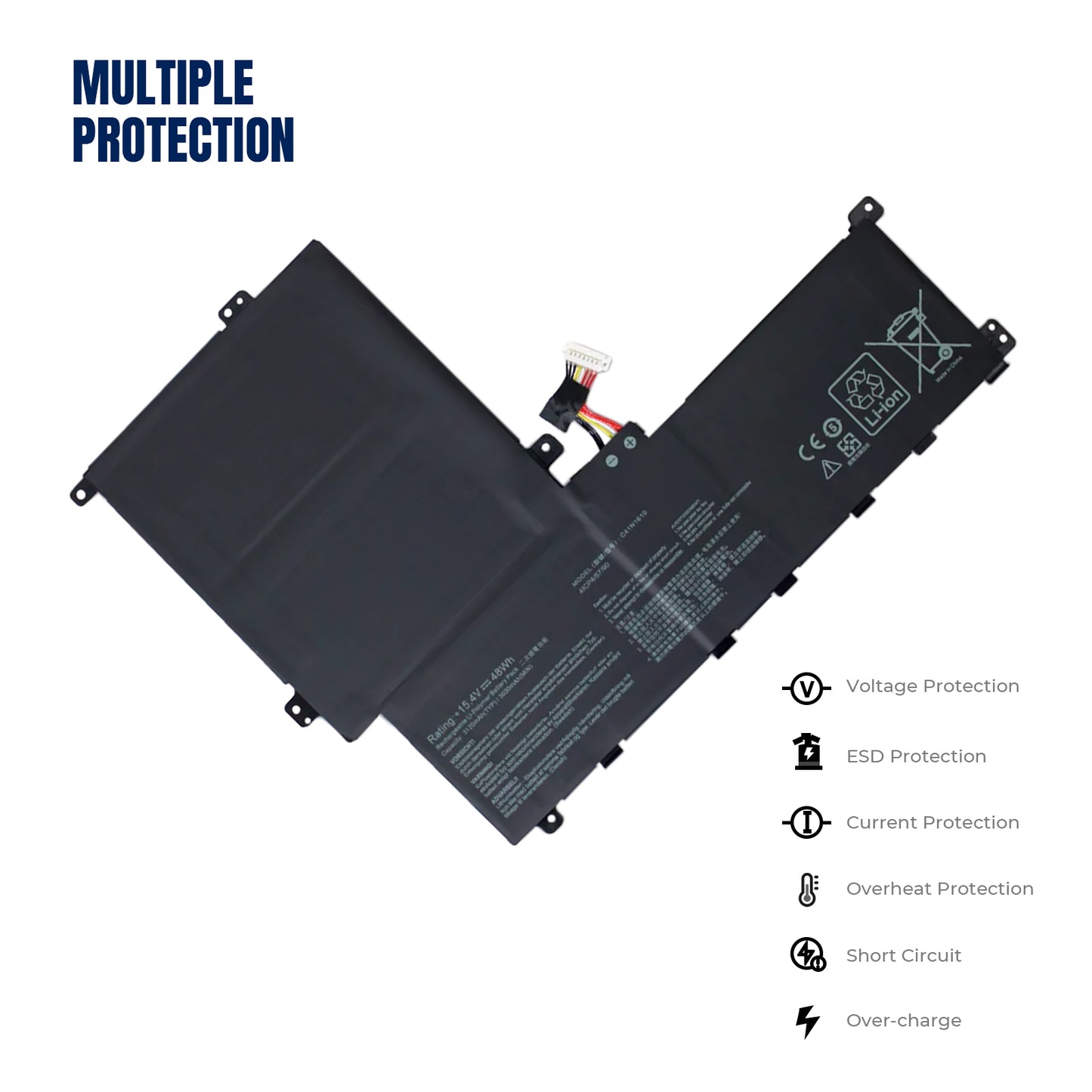 KELESY C41N1619-Batería de repuesto para ordenador portátil ASUS Pro, 15,4 V, 48WH, B9440, B9440UA, B9440UA-XS74, B9440UA7200