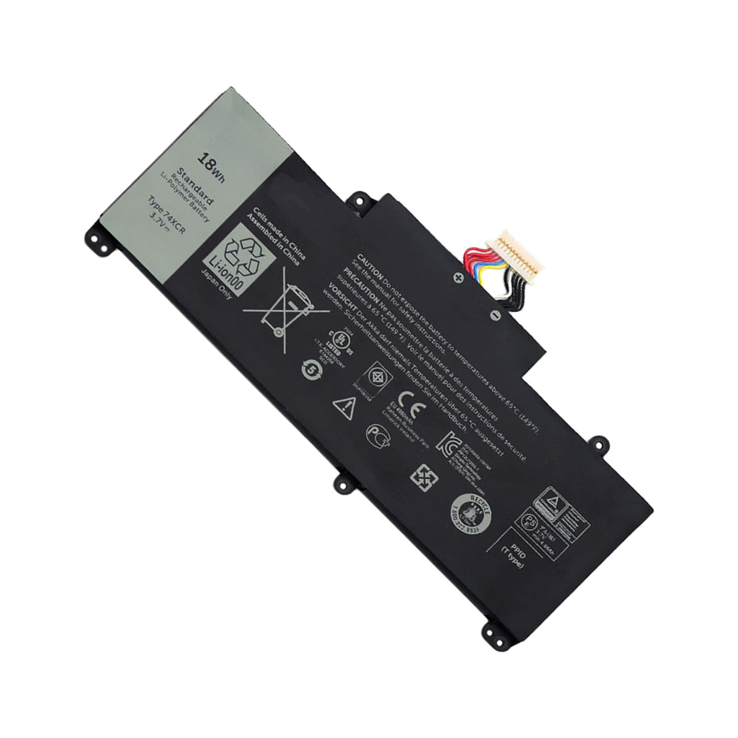 KELESY 74XCR 074XCR Laptop Battery For DELL Venue 8 Pro 5830 T01D VXGP6 X1M2Y Tablet Series 3.7V 18WH