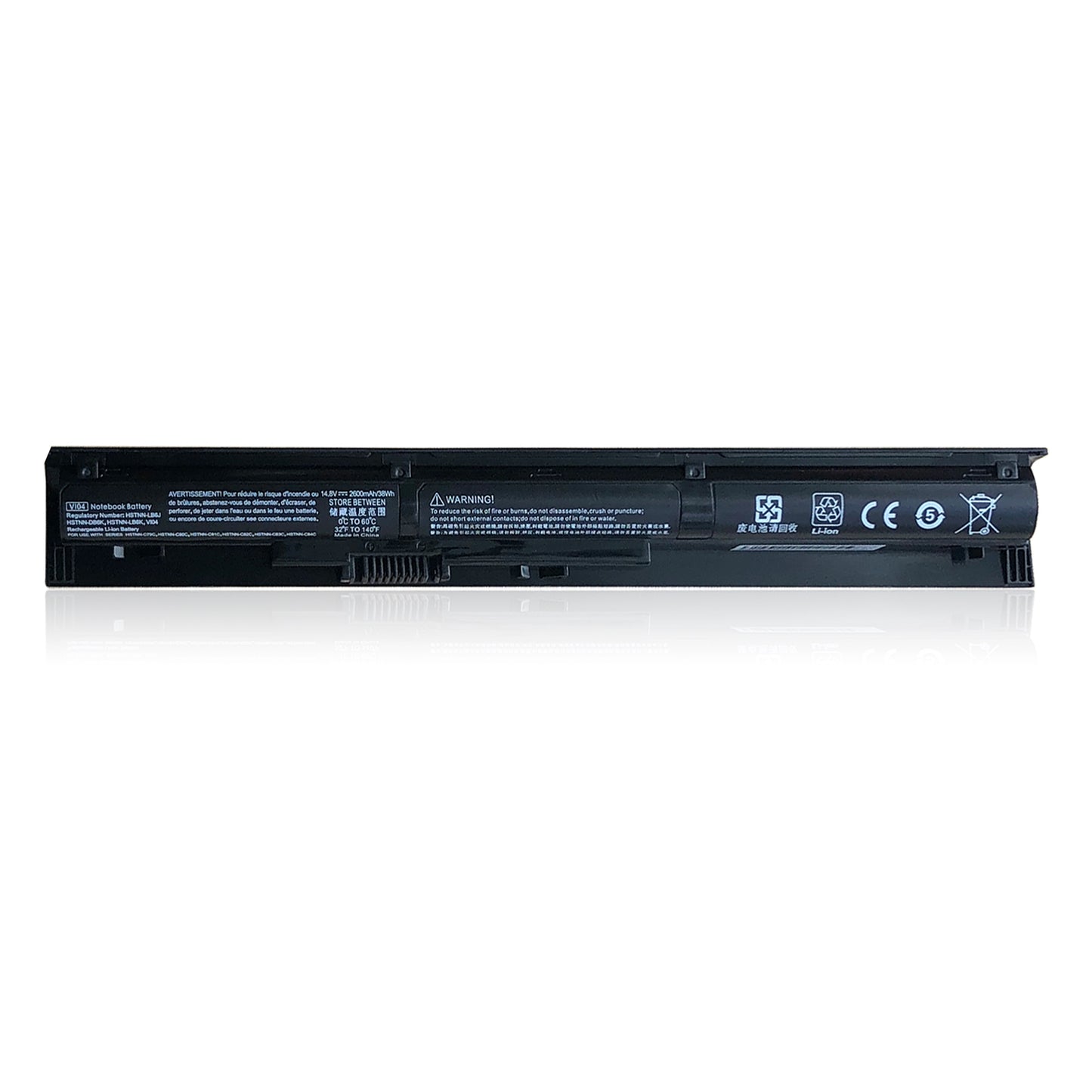 KELESY Laptop Battery for HP VI04 HSTNN-DB6J HSTNN-LB6K HSTNN-DB6I HSTNN-DB6K HSTNN-DB6I TPN-Q139 TPN-Q140 TPN-Q141 TPN-Q142