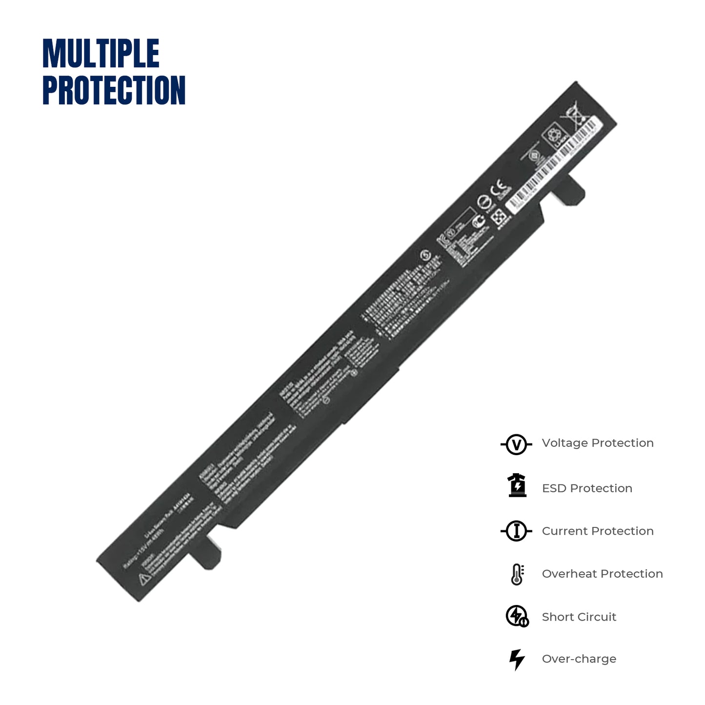 KELESY A41N1424 Laptop Battery for ASUS ROG FX-Plus/PRO ZX50 ZX50J ZX50JX ZX50V ZX50VW GL552 GL552J GL552JW GL552V GL552VW