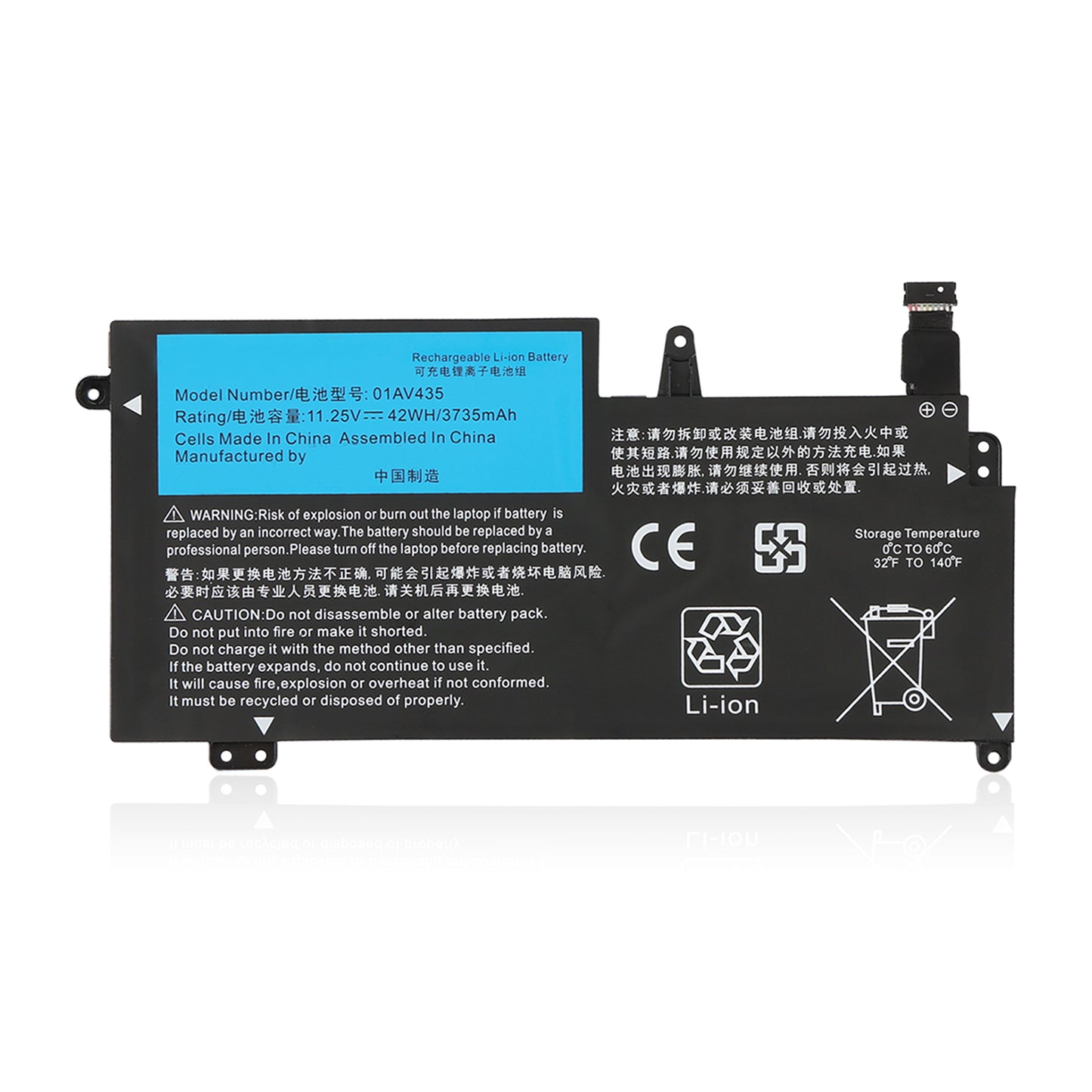 KELESY NEW Original Laptop Battery For Lenovo 13 G2 S2 13.3" 01AV435 01AV400 01AV401 01AV435 01AV437
