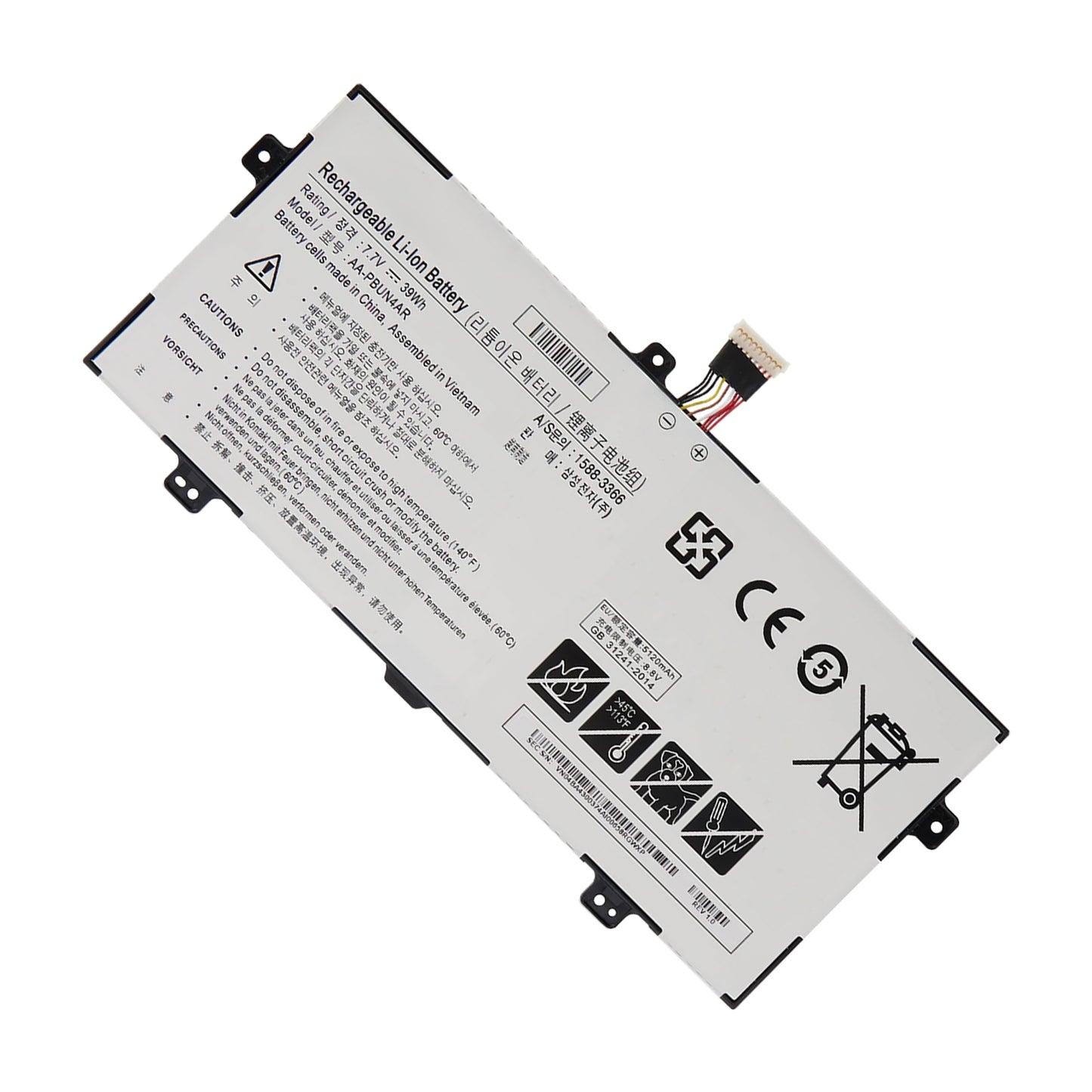 KELESY Batería de 2024 AA-PBUN4AR para ordenador portátil, pila para Samsung NP900X5L 940X3L NT900X5P NT900X5L NT900X5M NP940X3L