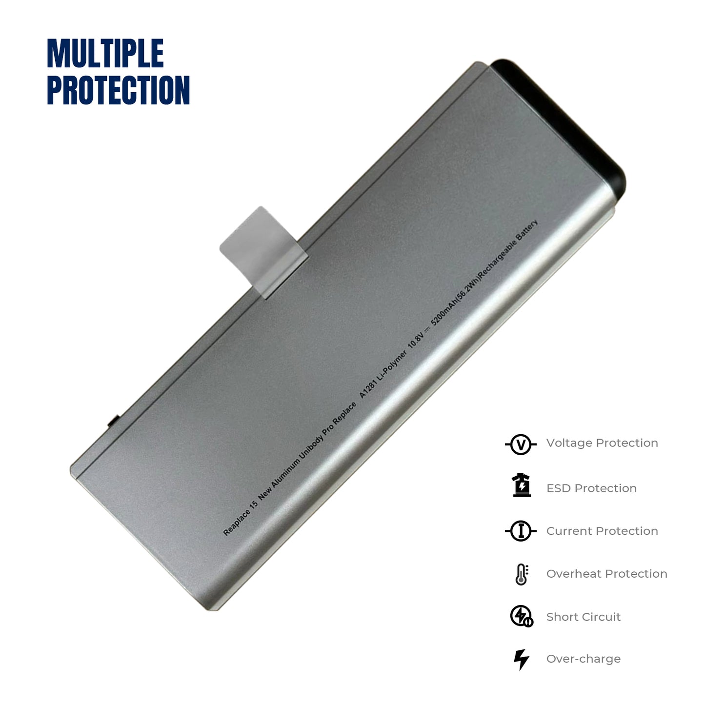 Аккумулятор для ноутбука KELESY A1281 для Apple MacBook Pro 15" A1286 (версия 2008 года) MB772 MB470J/A MB772*/A MB772J/A MB471X/A