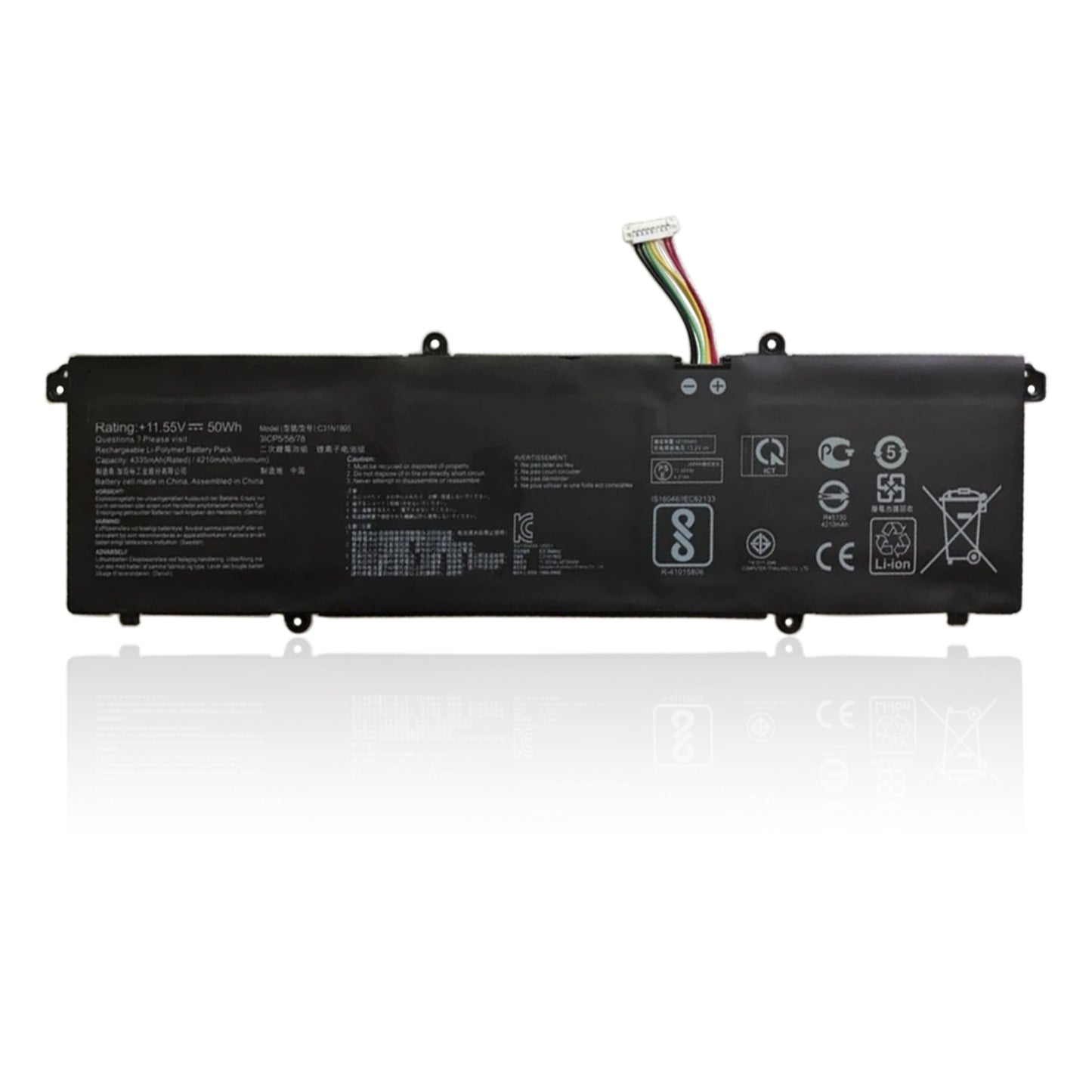 KELESY 31N1905 Laptop Battery for ASUS K533F S433FL S521FA S533FL V533F For VivoBook S14 S433FA-AM035T 11.55V 50WH