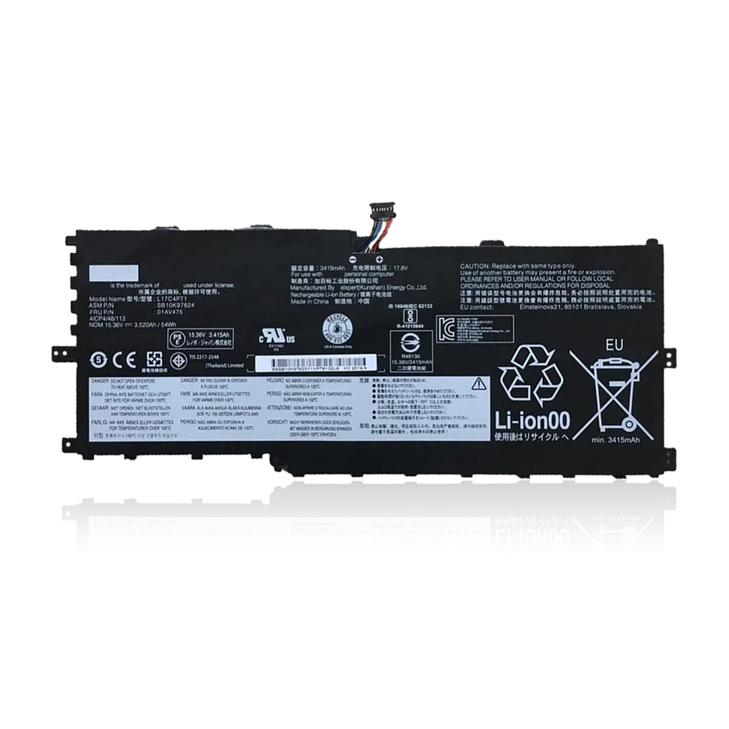 KELESY batería para Lenovo ThinkPad X1 YOGA GEN 3 2018 01AV475 L17M4P71 L17C4P71 SB10K97623 01AV499 L17C3P71, nueva, 01AV474