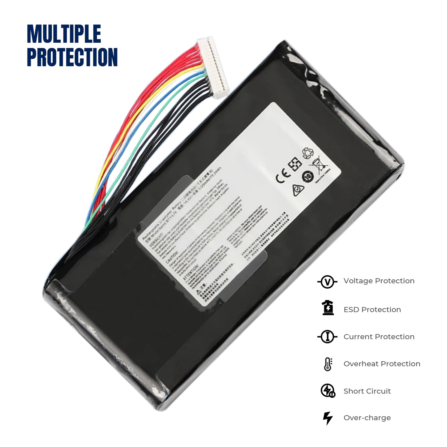 KELESY BTY-L78 New Laptop Battery For MSI GT62 GT62VR GT80 GT80S GT73 GT8GL552JX GL552 GL552V GL552VX GL552J GL552JW X55LM2H