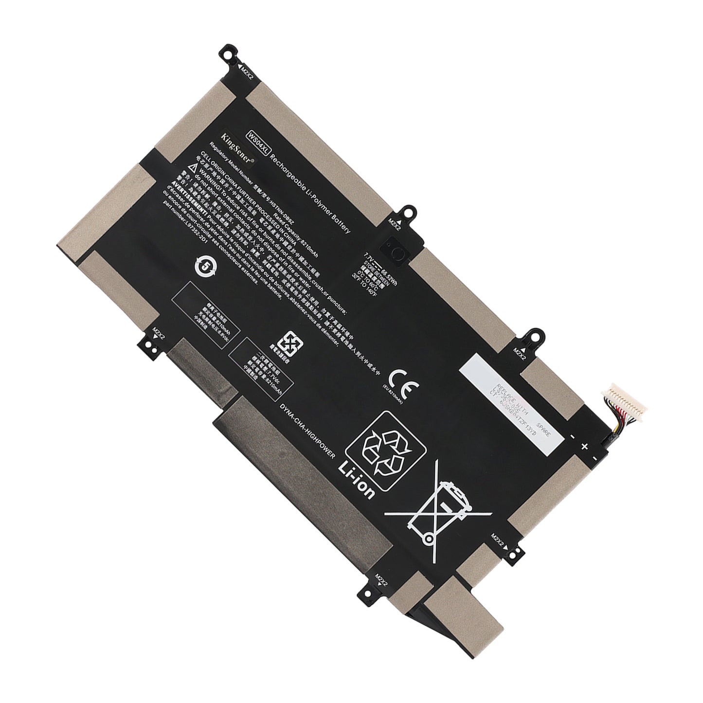 KELESY WS04XL Laptop Battery for HP Spectre X360 14-EA 14T-EA000 14-EA0007NA 14-EA0002NI 14-EA0003NS L97352-2D1 L97357-005