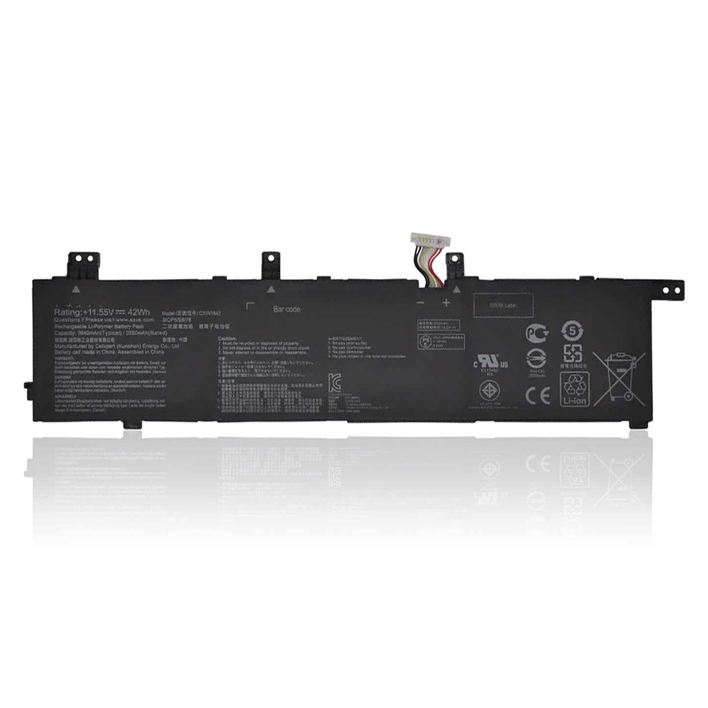 KELESY C31N1843 0B200-03430000 ASUS Laptop Battery For S14 S432 S432FA S432FL S15 S532 S532FA S532FL X432FA X532FL