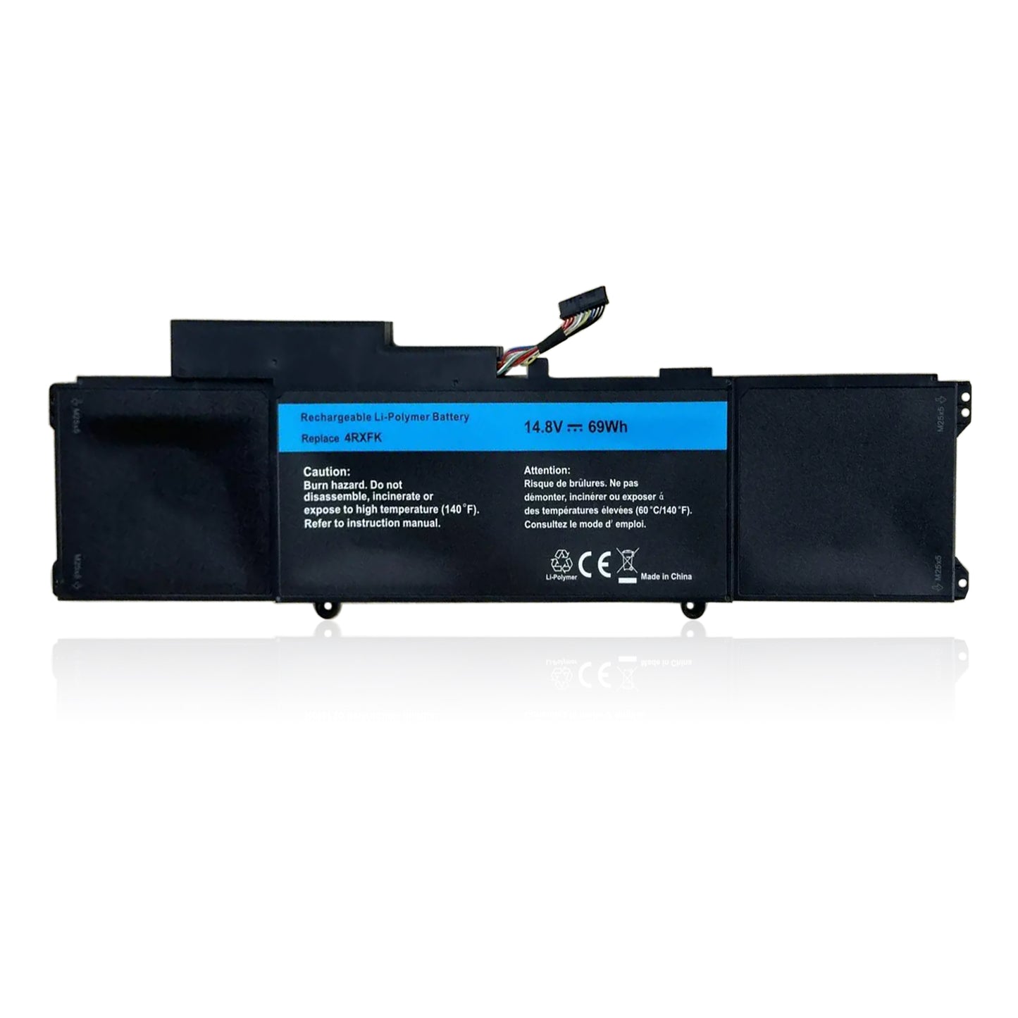 KELESY 14.8V 69WH 4RXFK Laptop Battery For Dell XPS 14 L421X Ultrabook 14-L421x L421x Series Replace C1JKH FFK56