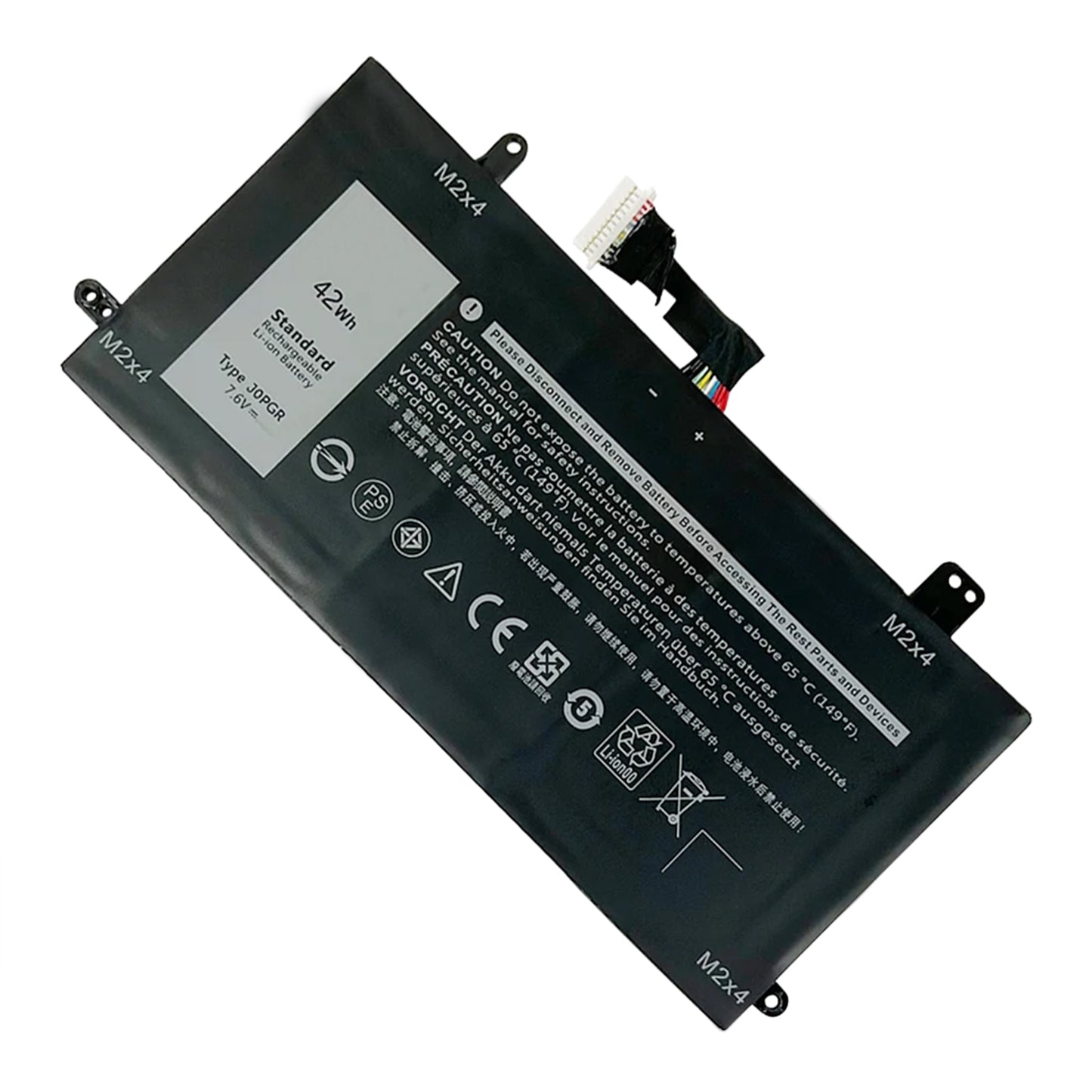KELESY 7.6V 42Wh J0PGR Battery For Dell Latitude 12 5285 5290 2-in-1 T17G Series Laptop JOPGR T17G X16TW 1WND8 Replacement In