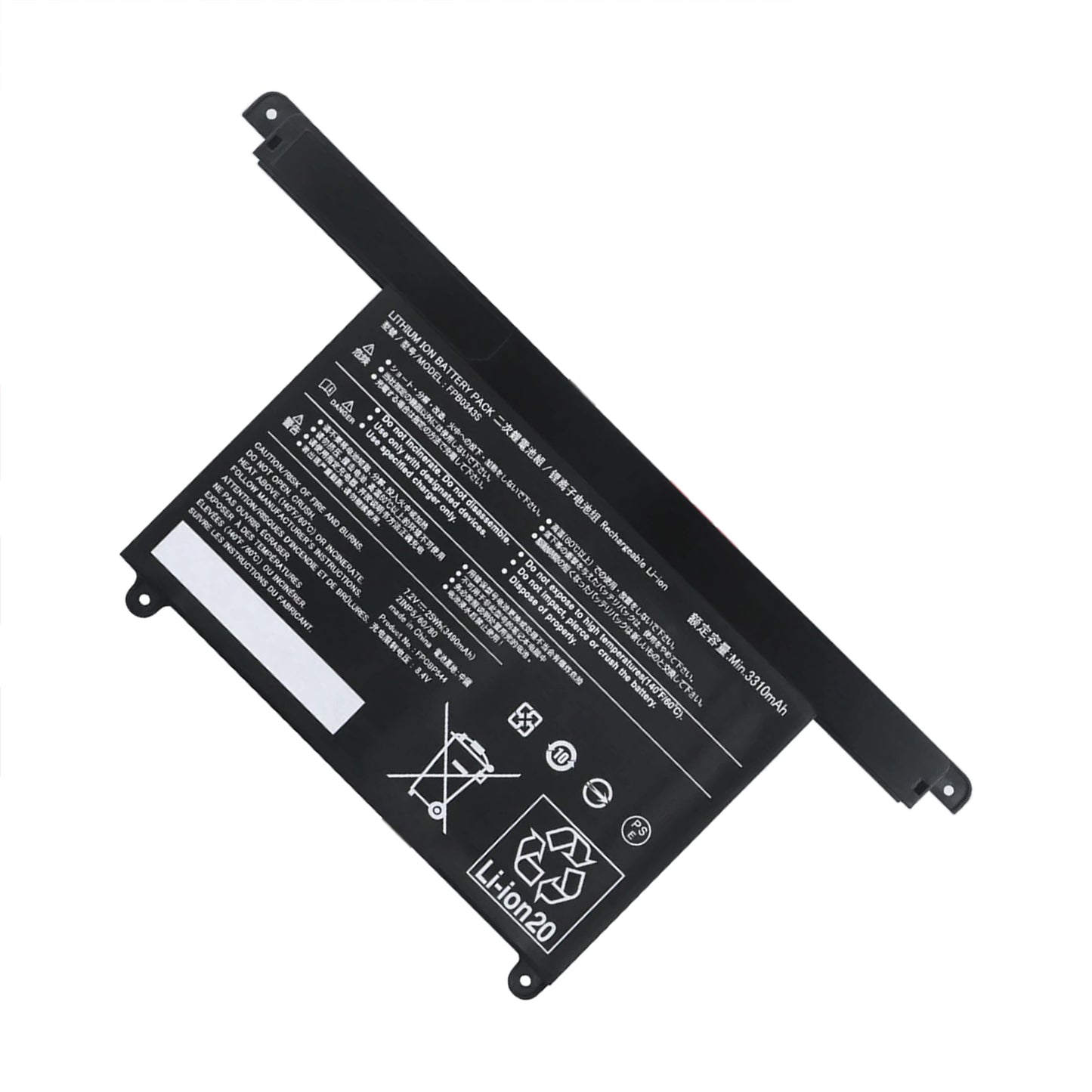 KELESY batería FPB0343S FPCBP544 para ordenador portátil, para Fujitsu LIFEBOOK U939/A U938/S Series 7,2 V 25WH