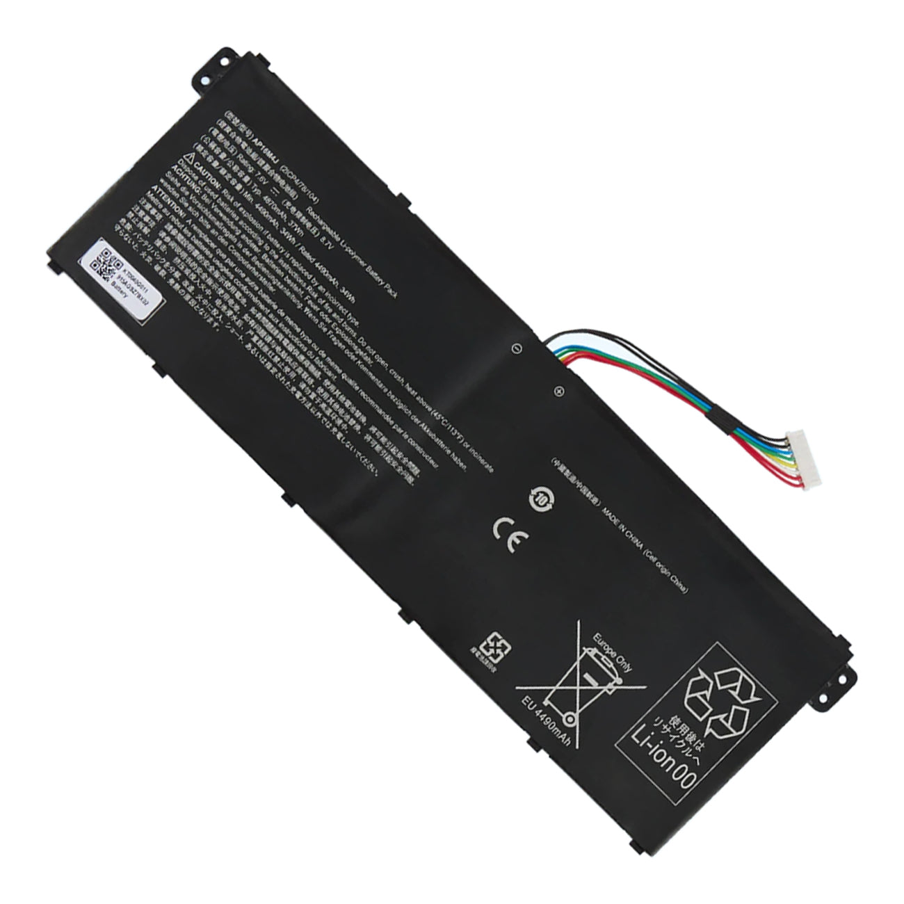 KELESY AP16M4J Laptop Battery For Acer Aspire 3 A317-33 EX215-51G Series Notebook 2ICP4/78/104 7.6V 37WH 4870mAh