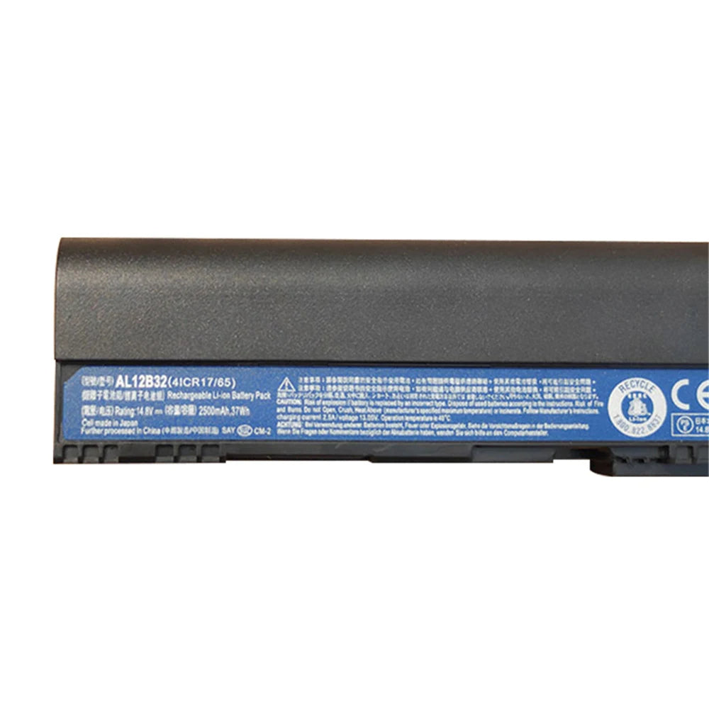 KELESY NEW AL12B32 AL12X32 AL12A31 AL12B31 14.8V 37Wh Laptop Battery For ACER Aspire One 725 756 V5-171 TravelMate B113 B113M