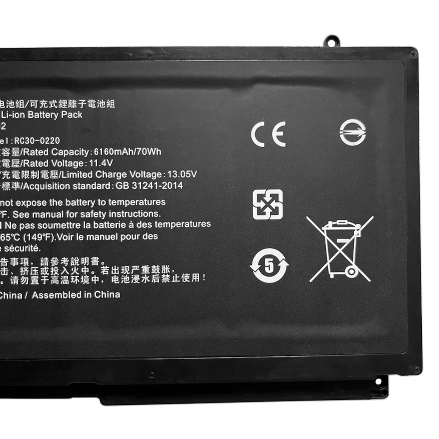 KELESY RC30-0220-batería Original para ordenador portátil Razer Blade Pro, 11,4 V, 70Wh, 17 ", GTX 1060, RZ09-0220