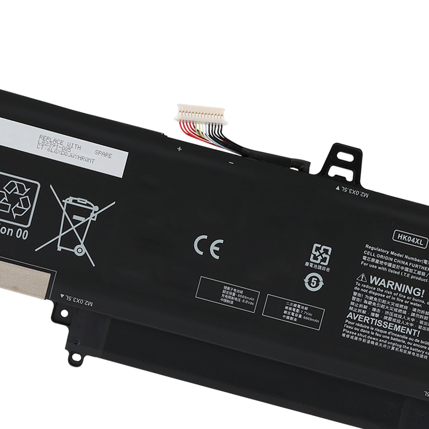 KELESY New HK04XL Laptop Battery For HP EliteBook x360 1030 G7 1030 G8 1040 G7 1040 G8 Series L84352-005 L82391-005 HSTNN-I